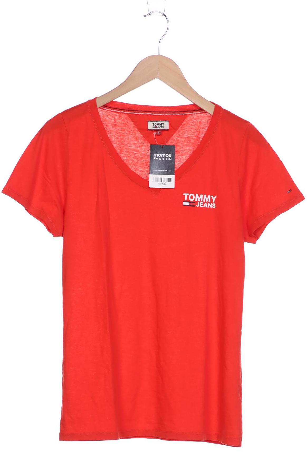 

Tommy Jeans Damen T-Shirt, rot, Gr. 42