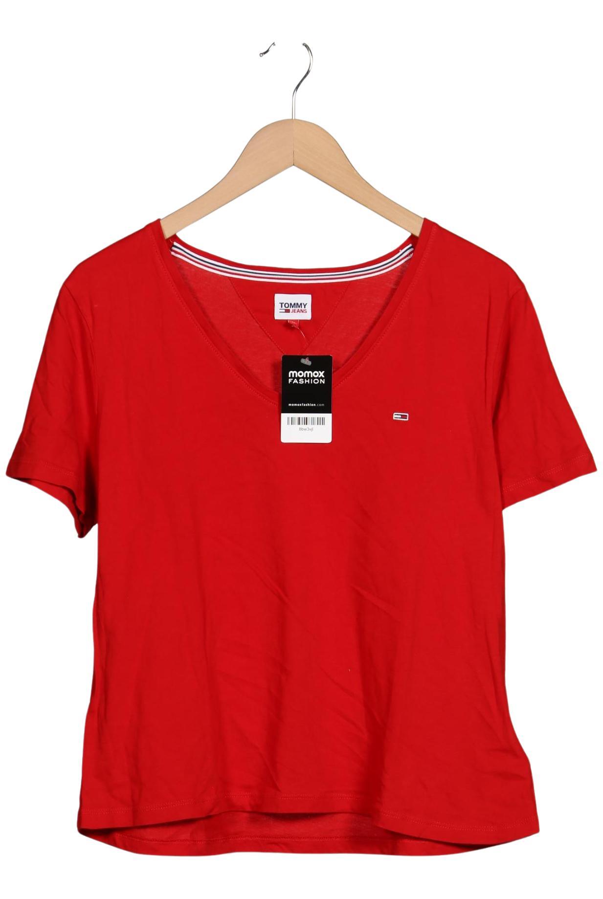 

Tommy Jeans Damen T-Shirt, rot, Gr. 44