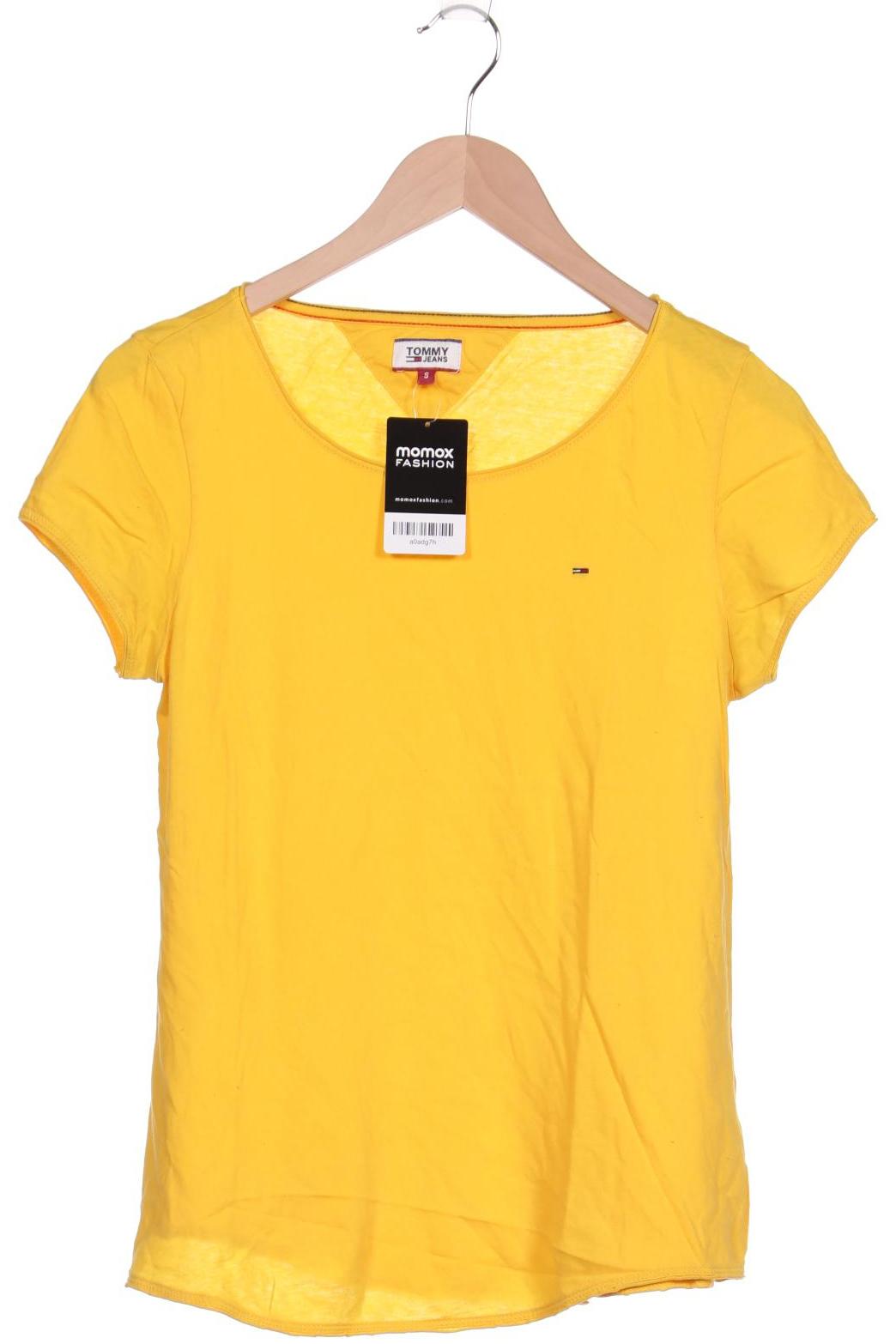 

Tommy Jeans Damen T-Shirt, gelb, Gr. 36