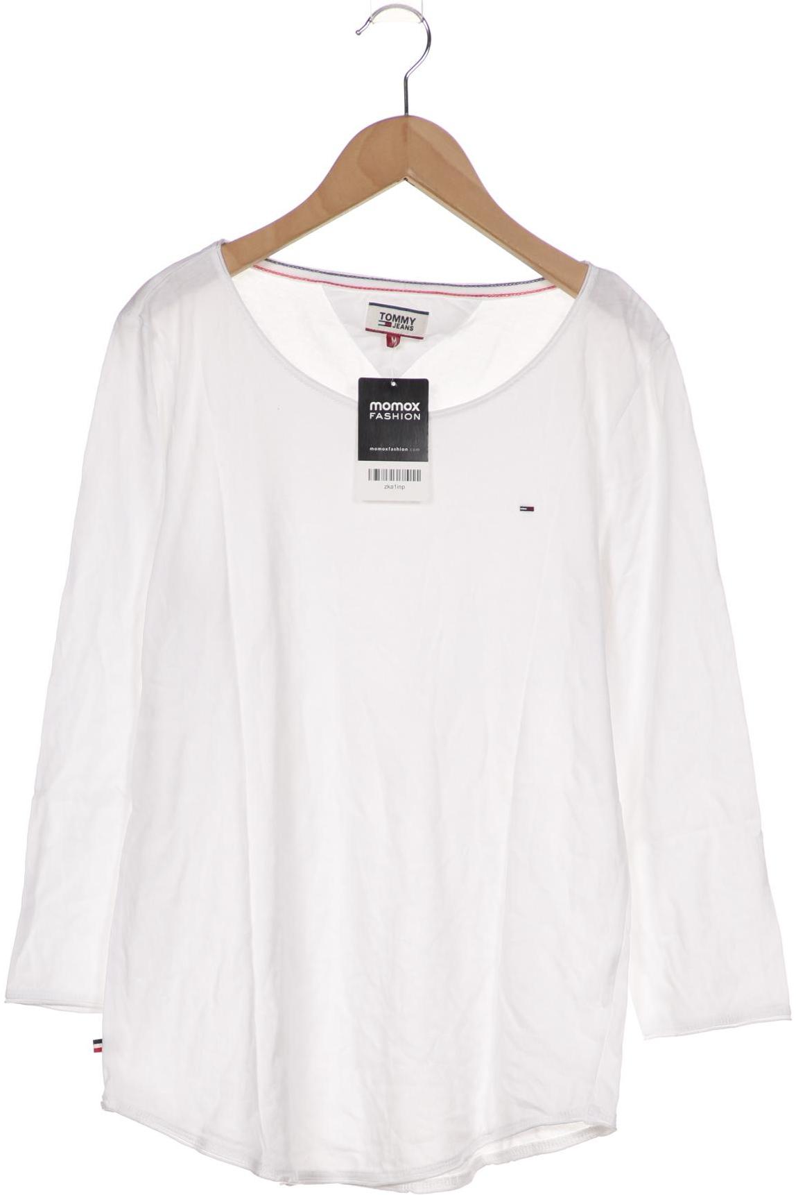 

Tommy Jeans Damen Langarmshirt, weiß, Gr. 38