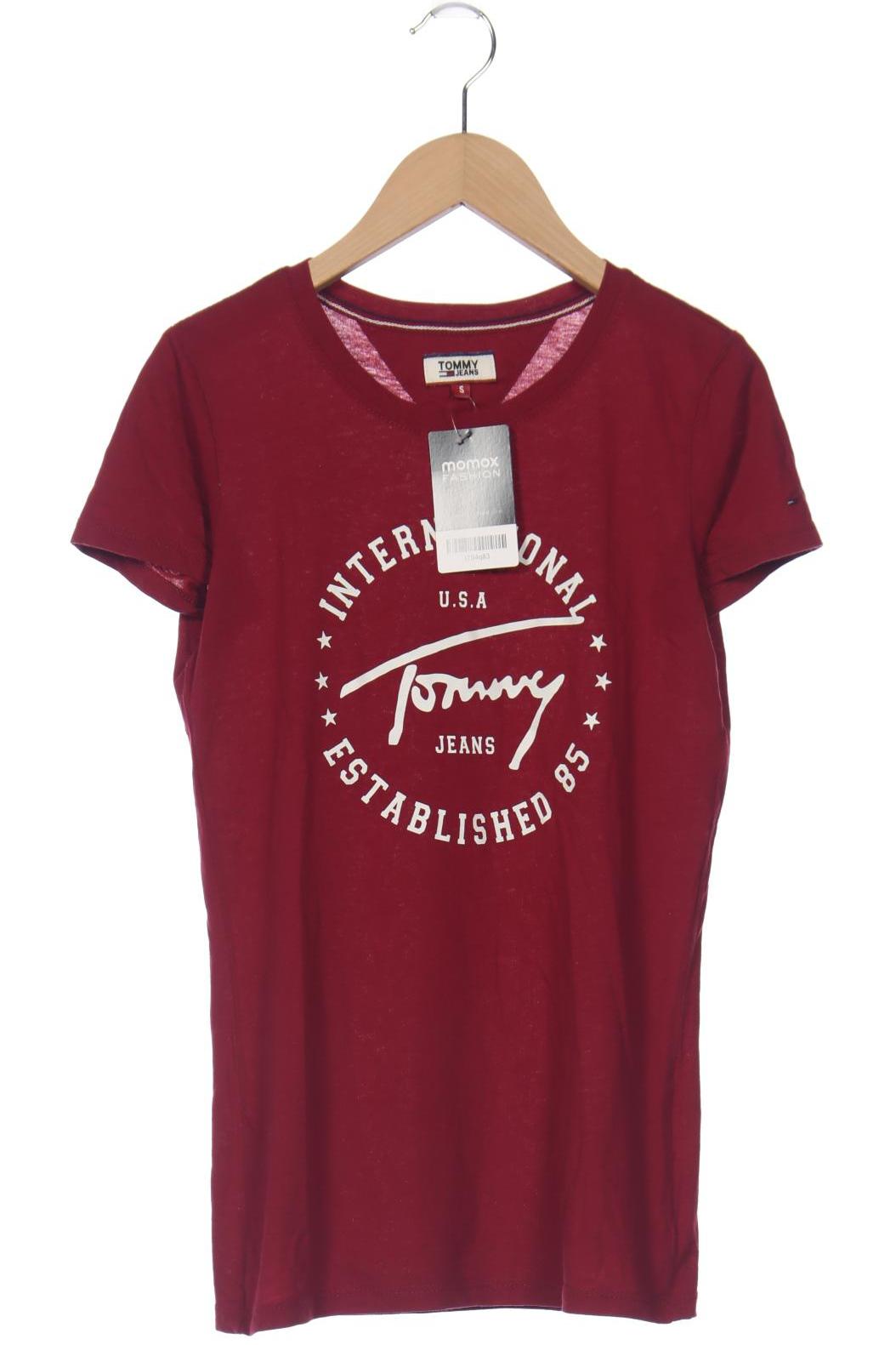 

Tommy Jeans Damen T-Shirt, bordeaux