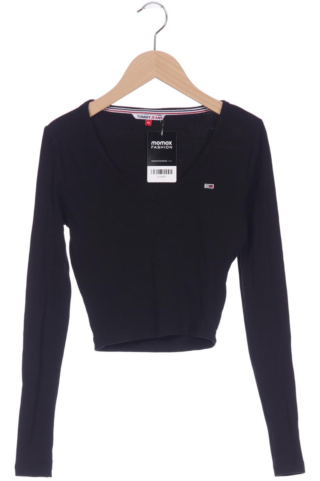 

Tommy Jeans Damen Langarmshirt, schwarz, Gr. 34