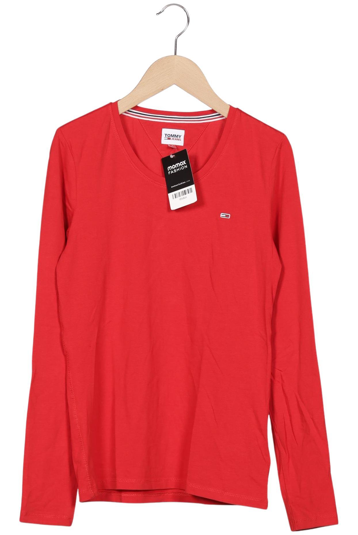

Tommy Jeans Damen Langarmshirt, rot, Gr. 36