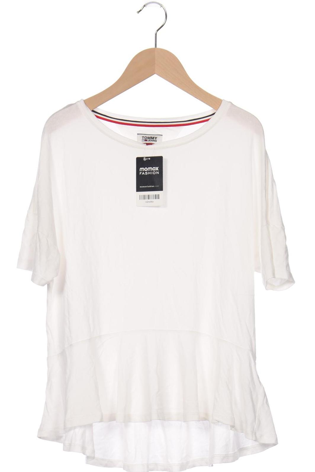 

Tommy Jeans Damen T-Shirt, cremeweiß, Gr. 36