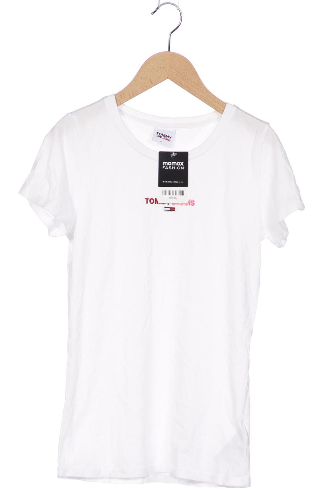 

Tommy Jeans Damen T-Shirt, weiß, Gr. 36