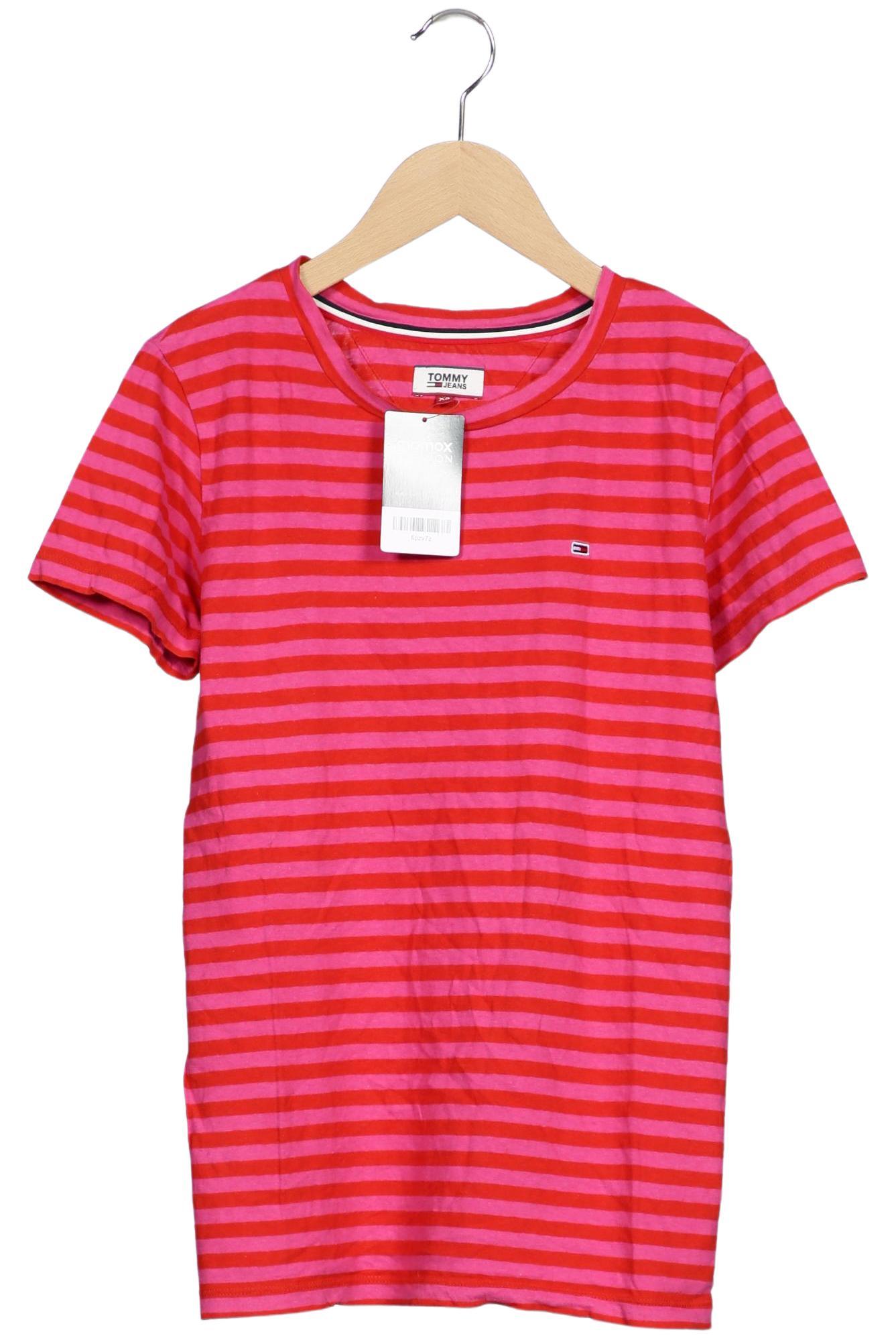 

Tommy Jeans Damen T-Shirt, mehrfarbig, Gr. 34