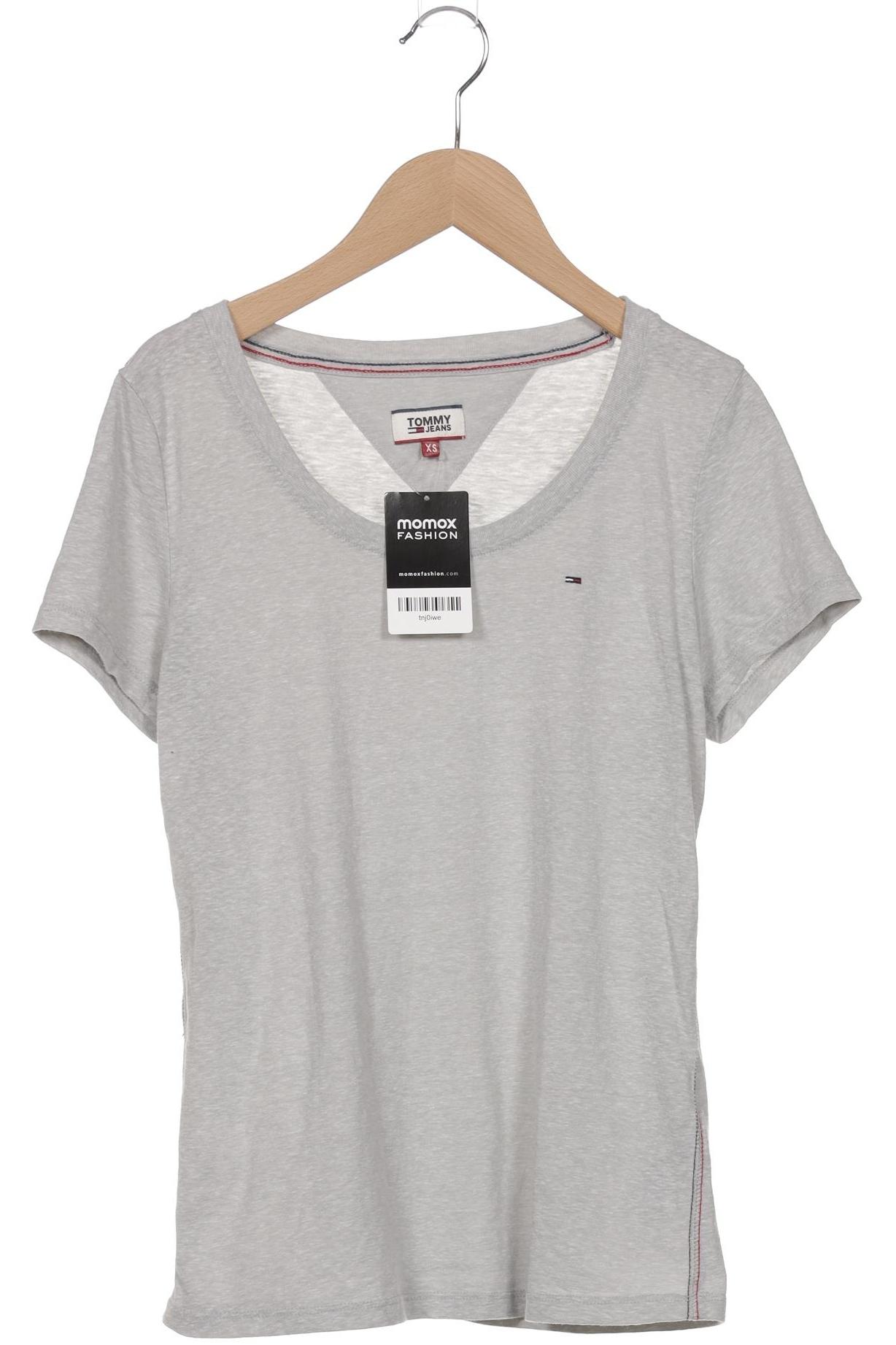 

Tommy Jeans Damen T-Shirt, grau, Gr. 34