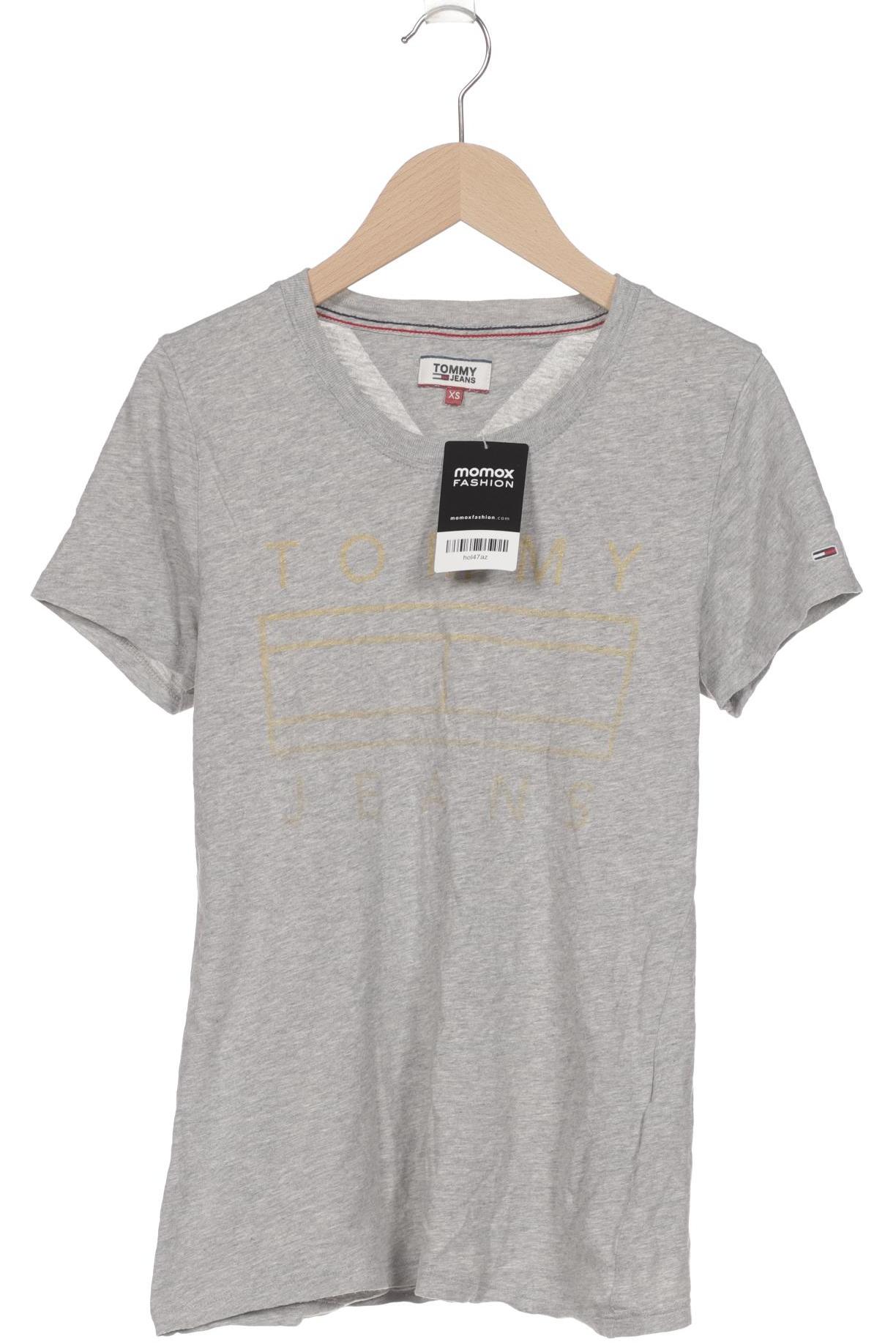 

Tommy Jeans Damen T-Shirt, grau, Gr. 34