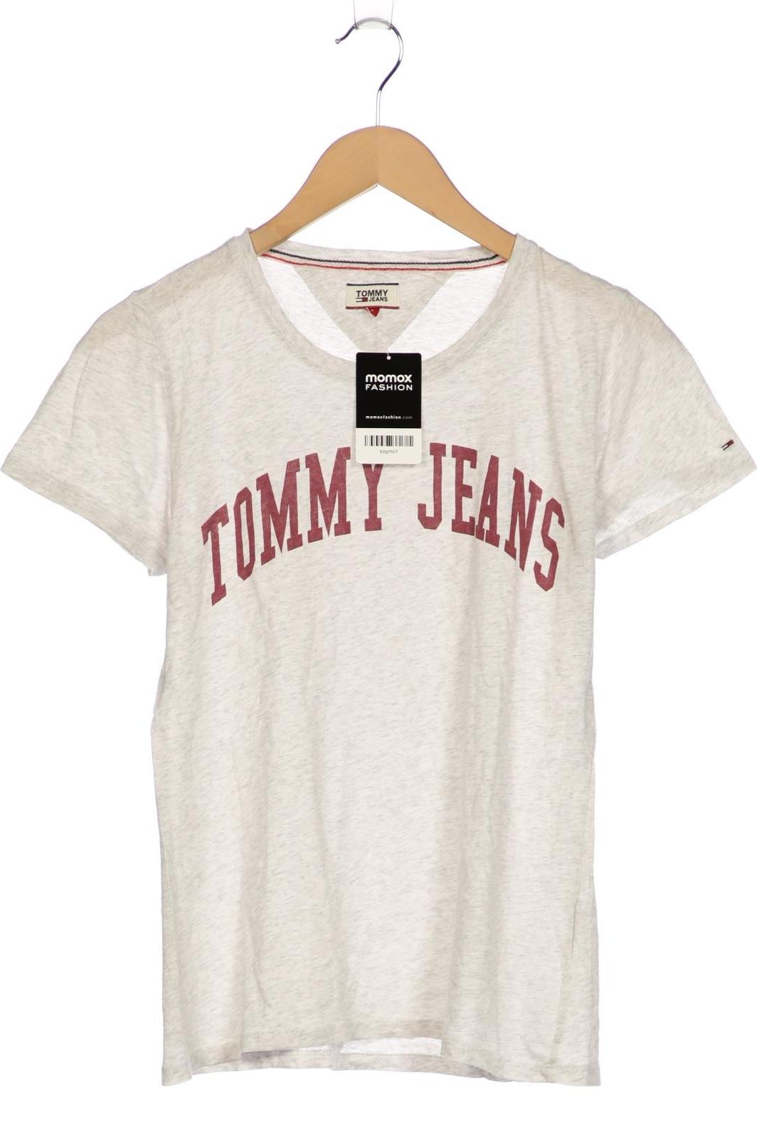 

Tommy Jeans Damen T-Shirt, grau, Gr. 36