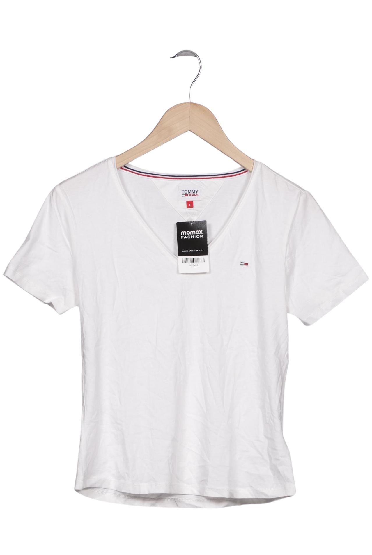 

Tommy Jeans Damen T-Shirt, weiß, Gr. 36