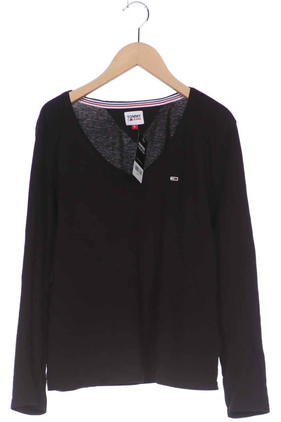 

Tommy Jeans Damen Langarmshirt, schwarz