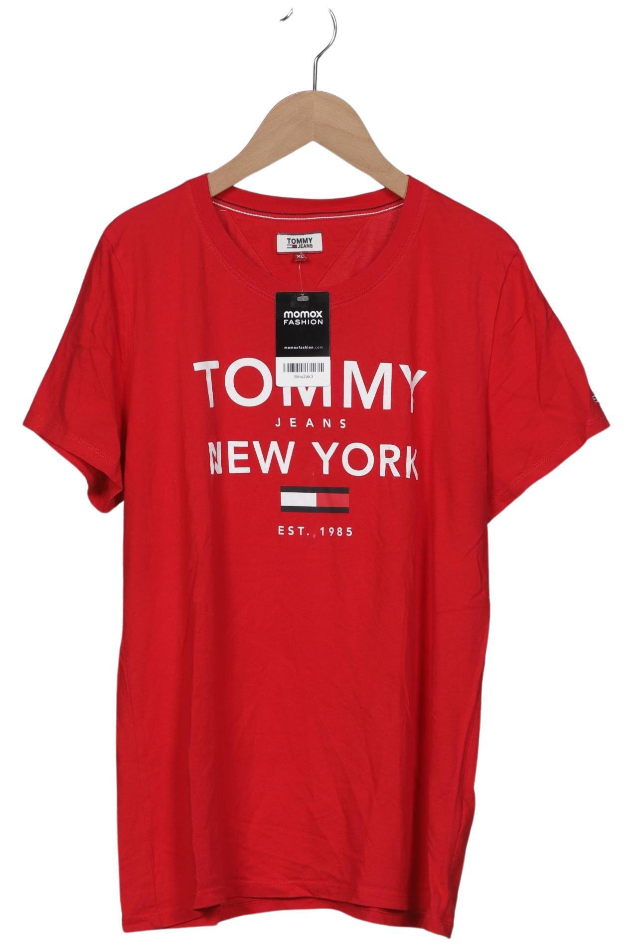 

Tommy Jeans Damen T-Shirt, rot, Gr. 44