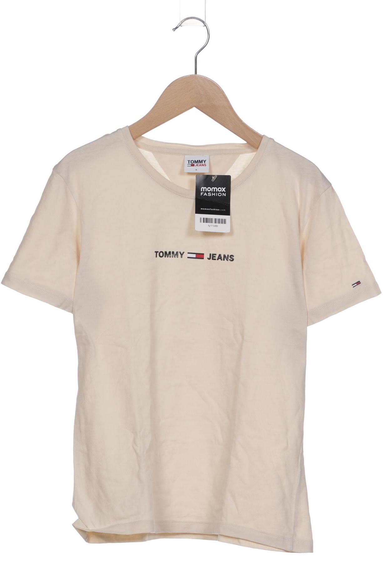 

Tommy Jeans Damen T-Shirt, beige, Gr. 36