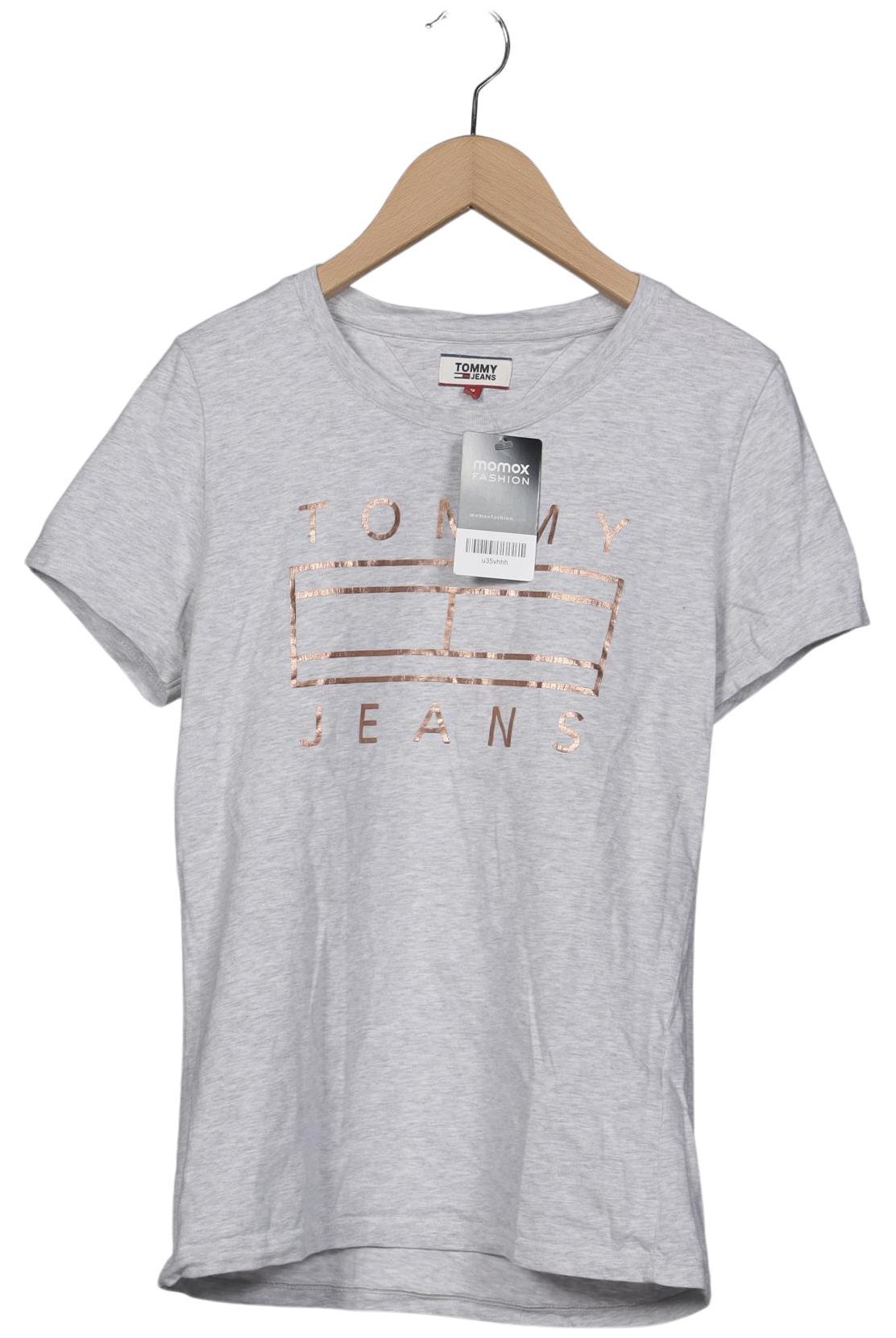 

Tommy Jeans Damen T-Shirt, grau, Gr. 36