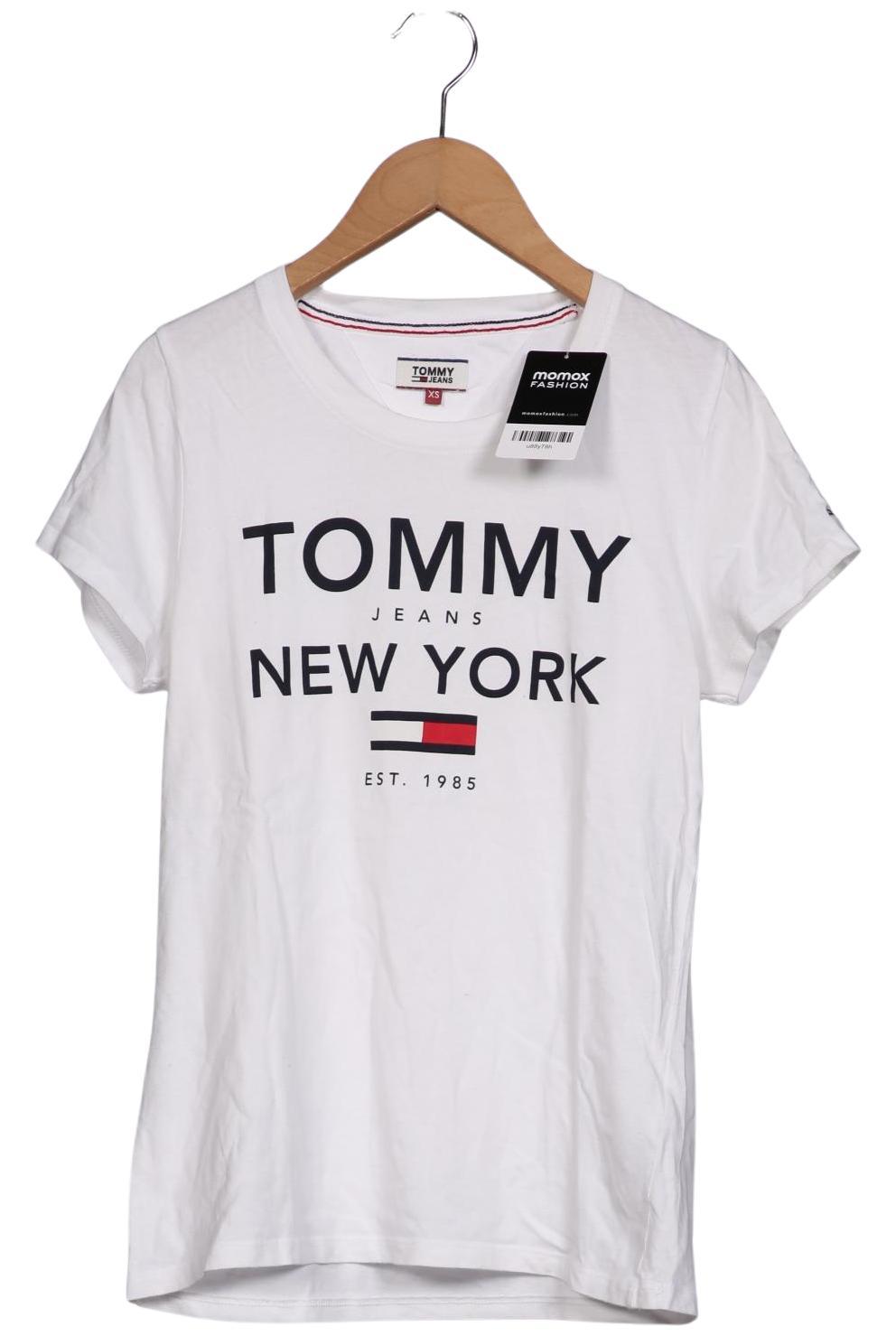 

Tommy Jeans Damen T-Shirt, weiß, Gr. 34