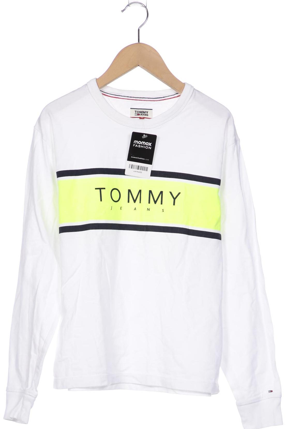 

Tommy Jeans Damen Langarmshirt, weiß, Gr. 38