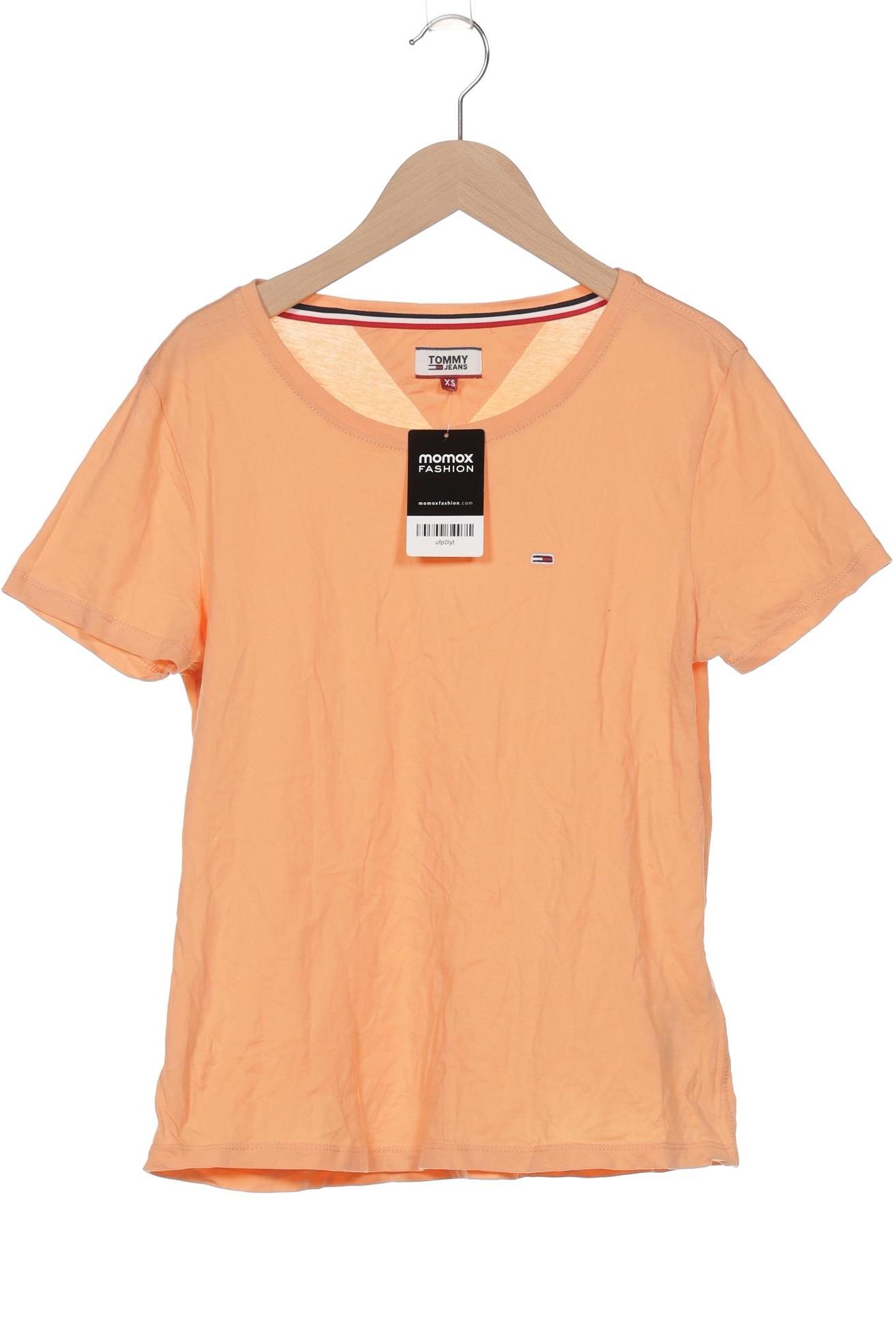 

Tommy Jeans Damen T-Shirt, orange, Gr. 34