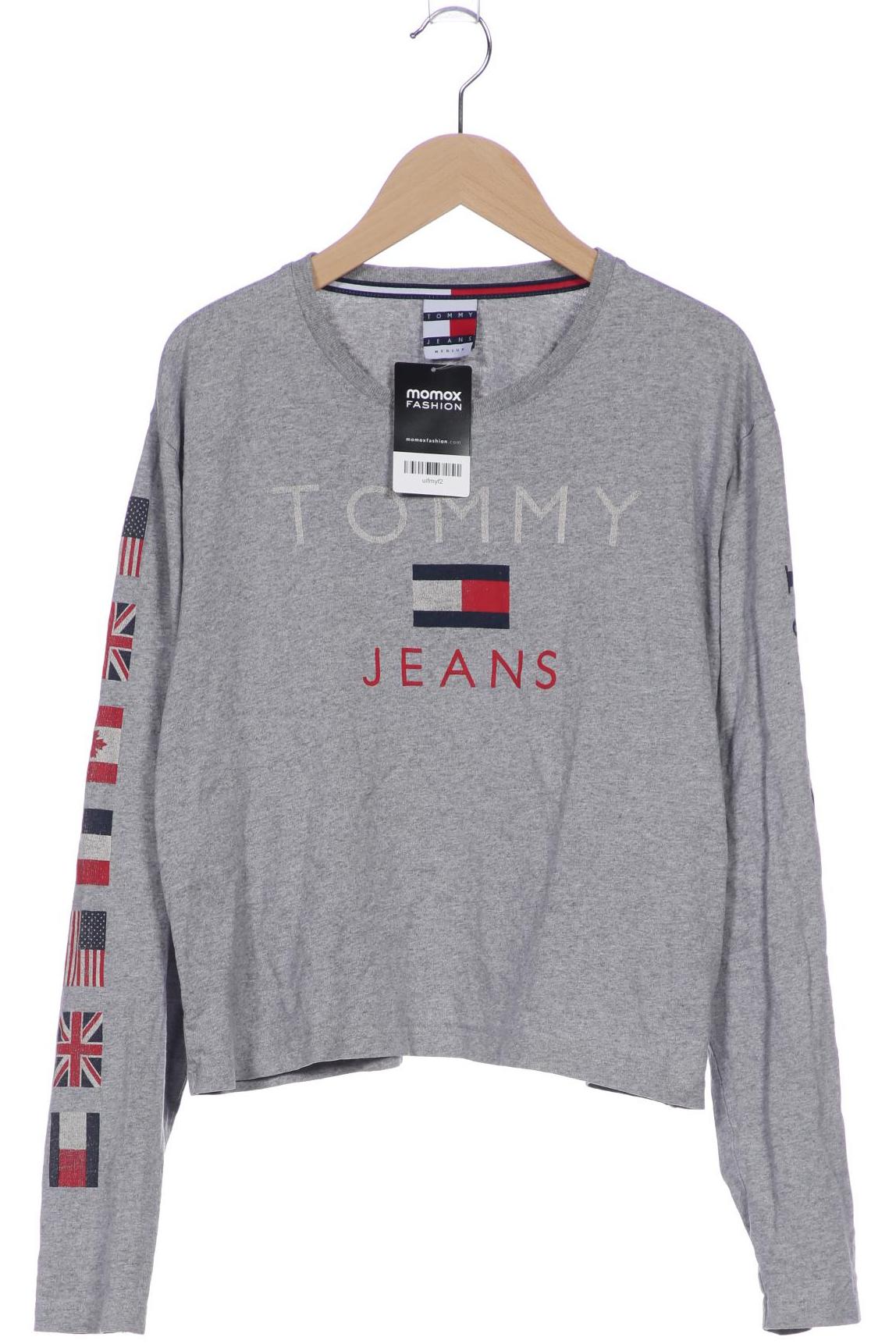 

Tommy Jeans Damen Langarmshirt, grau, Gr. 38