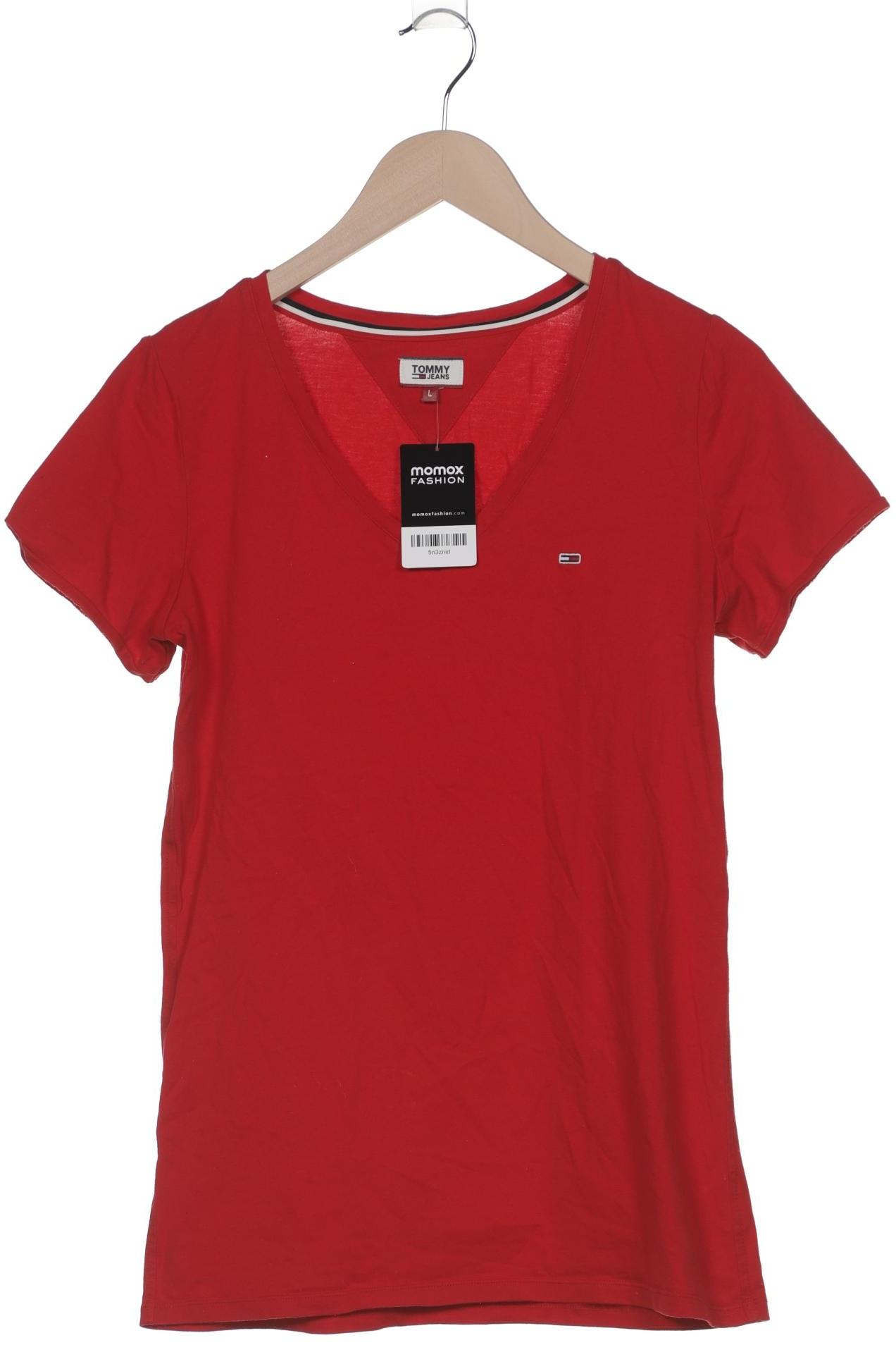 

Tommy Jeans Damen T-Shirt, rot, Gr. 42