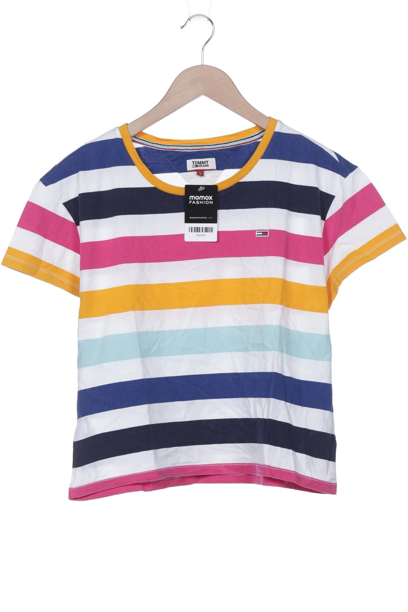 

Tommy Jeans Damen T-Shirt, mehrfarbig, Gr. 42
