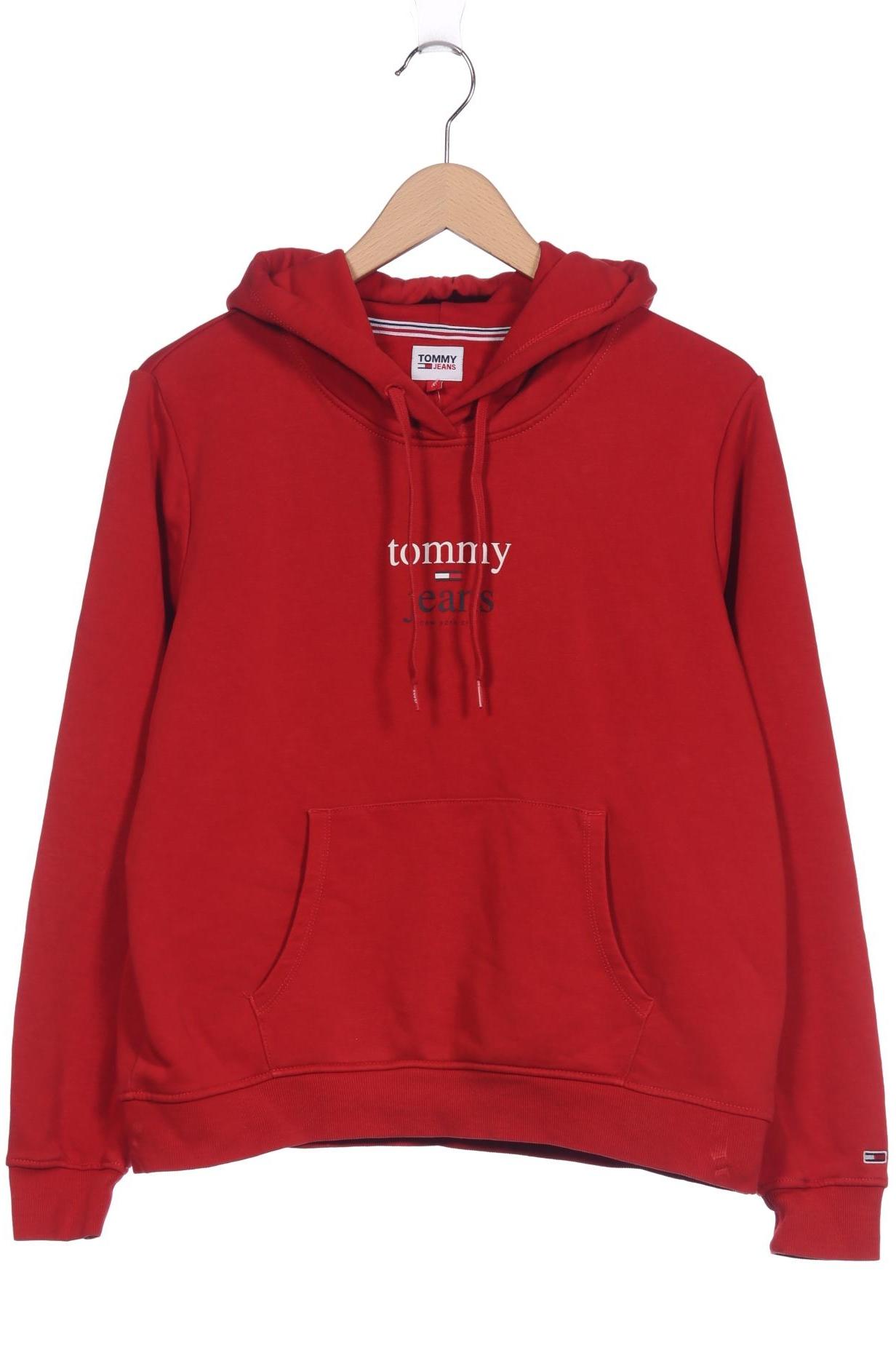 

Tommy Jeans Damen Kapuzenpullover, rot, Gr. 42