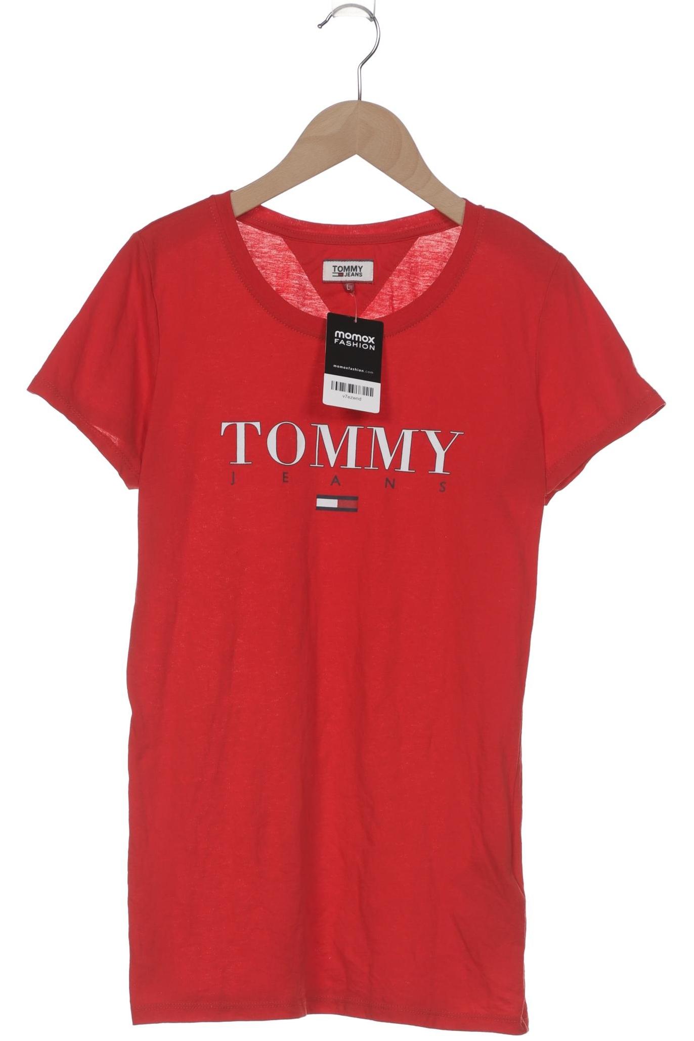 

Tommy Jeans Damen T-Shirt, rot, Gr. 42