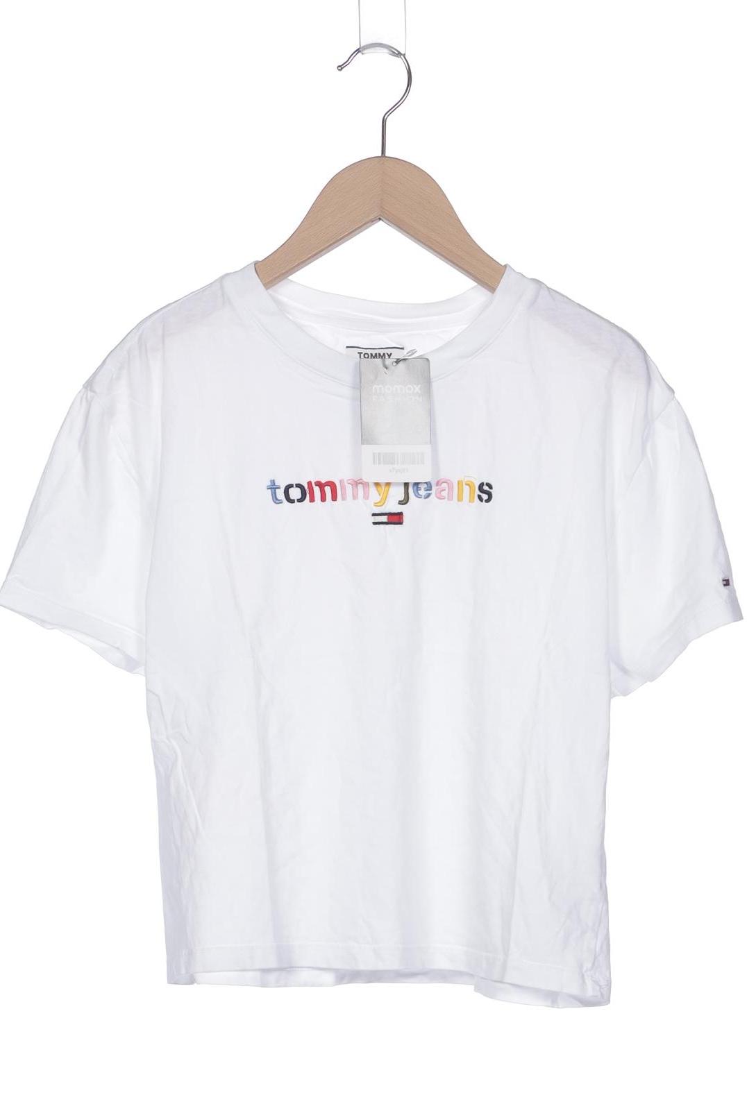 

Tommy Jeans Damen T-Shirt, weiß, Gr. 36