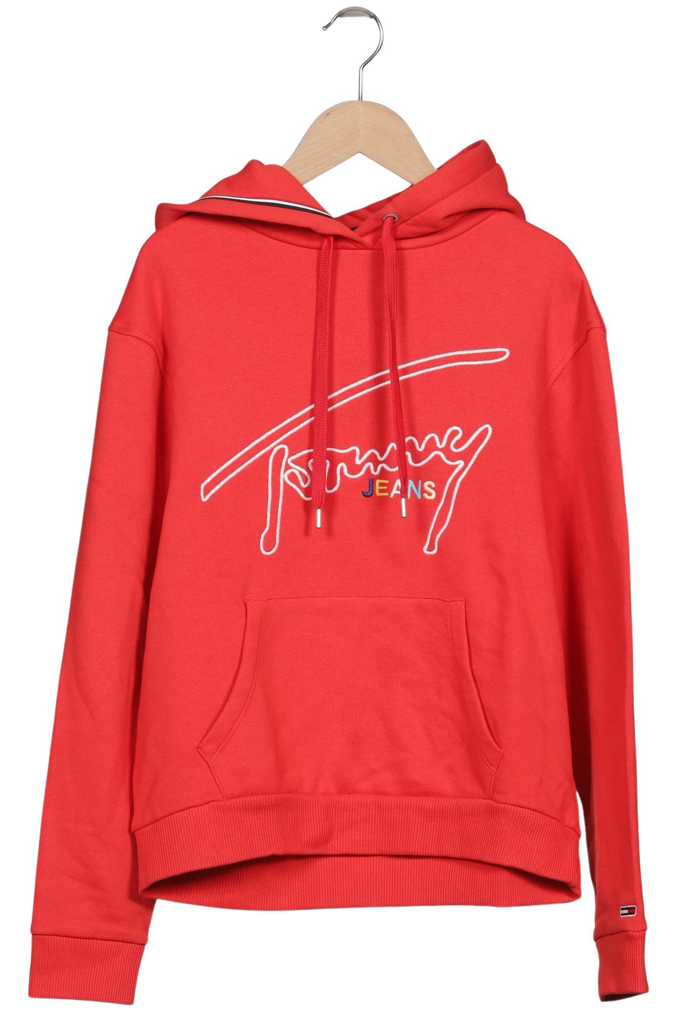 

Tommy Jeans Damen Kapuzenpullover, rot, Gr. 36