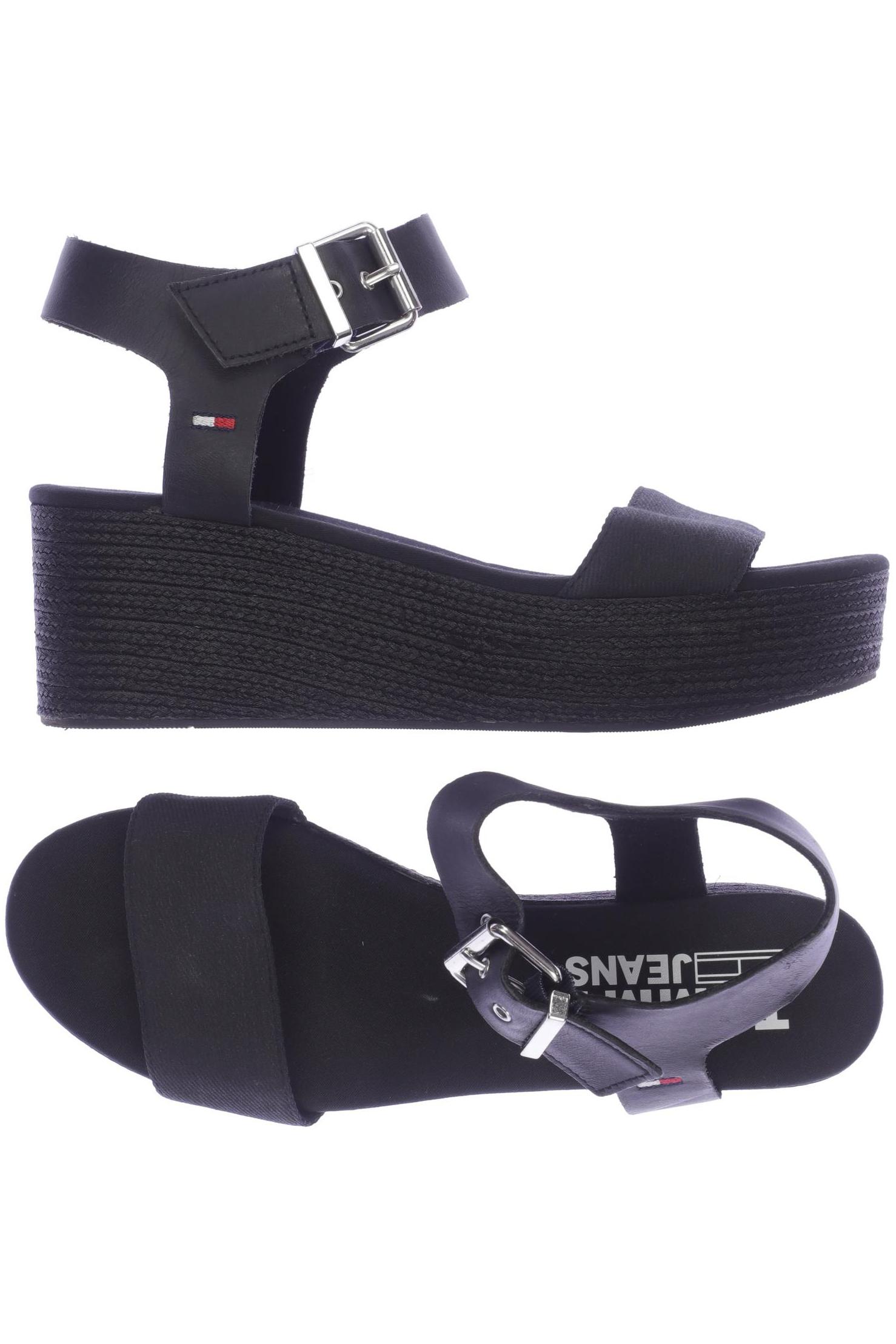 

Tommy Jeans Damen Sandale, schwarz, Gr. 37