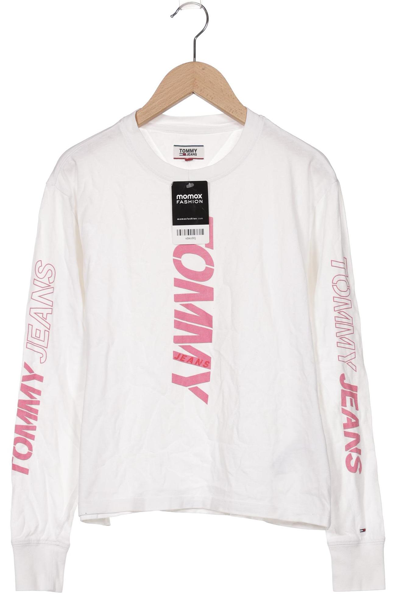 

Tommy Jeans Damen Langarmshirt, weiß, Gr. 34