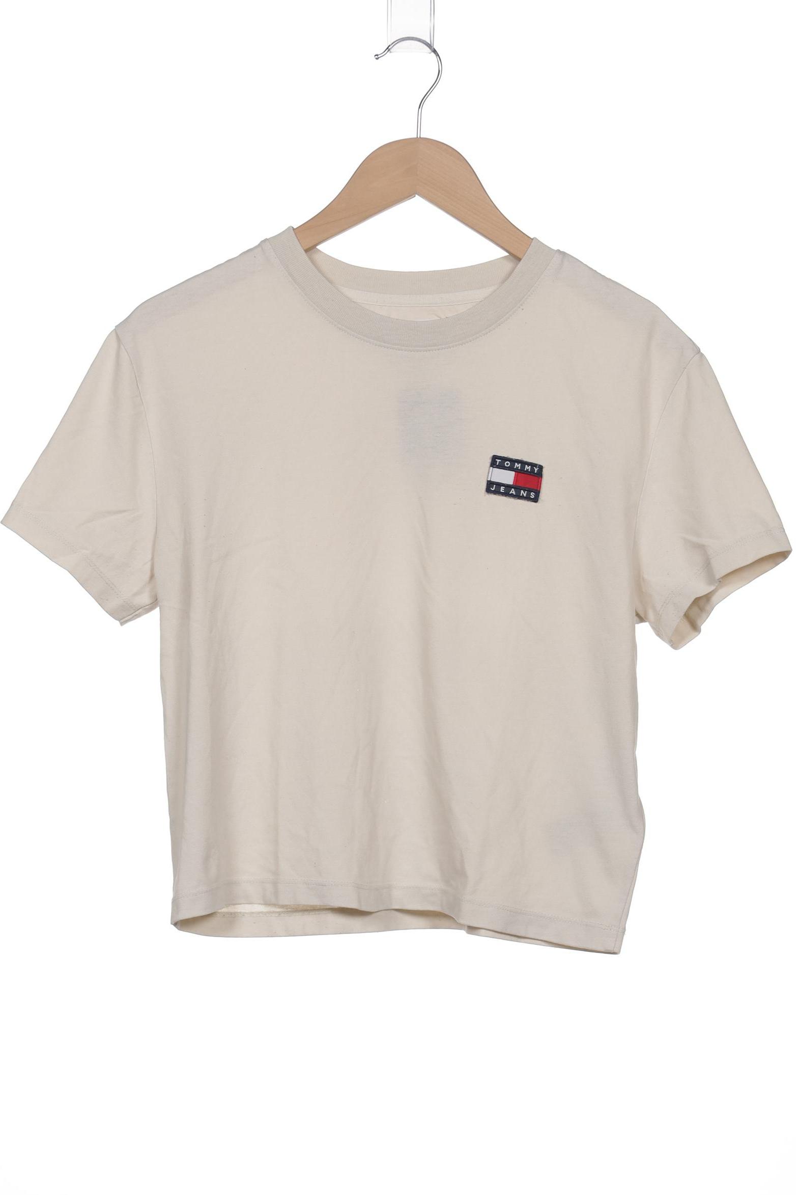 

Tommy Jeans Damen T-Shirt, cremeweiß, Gr. 36
