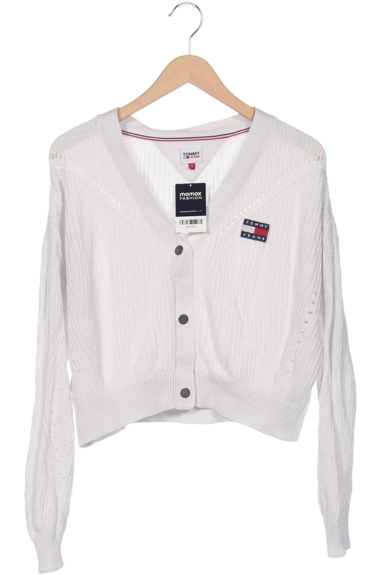 

Tommy Jeans Damen Strickjacke, weiß, Gr. 36