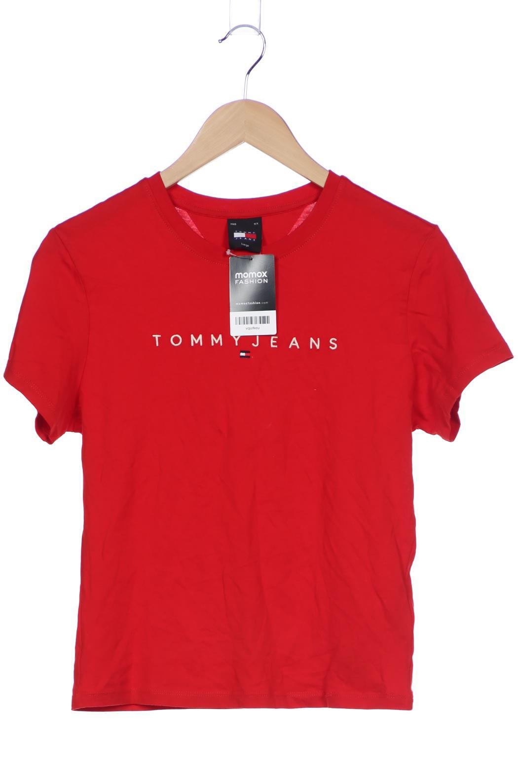 

Tommy Jeans Damen T-Shirt, rot, Gr. 42