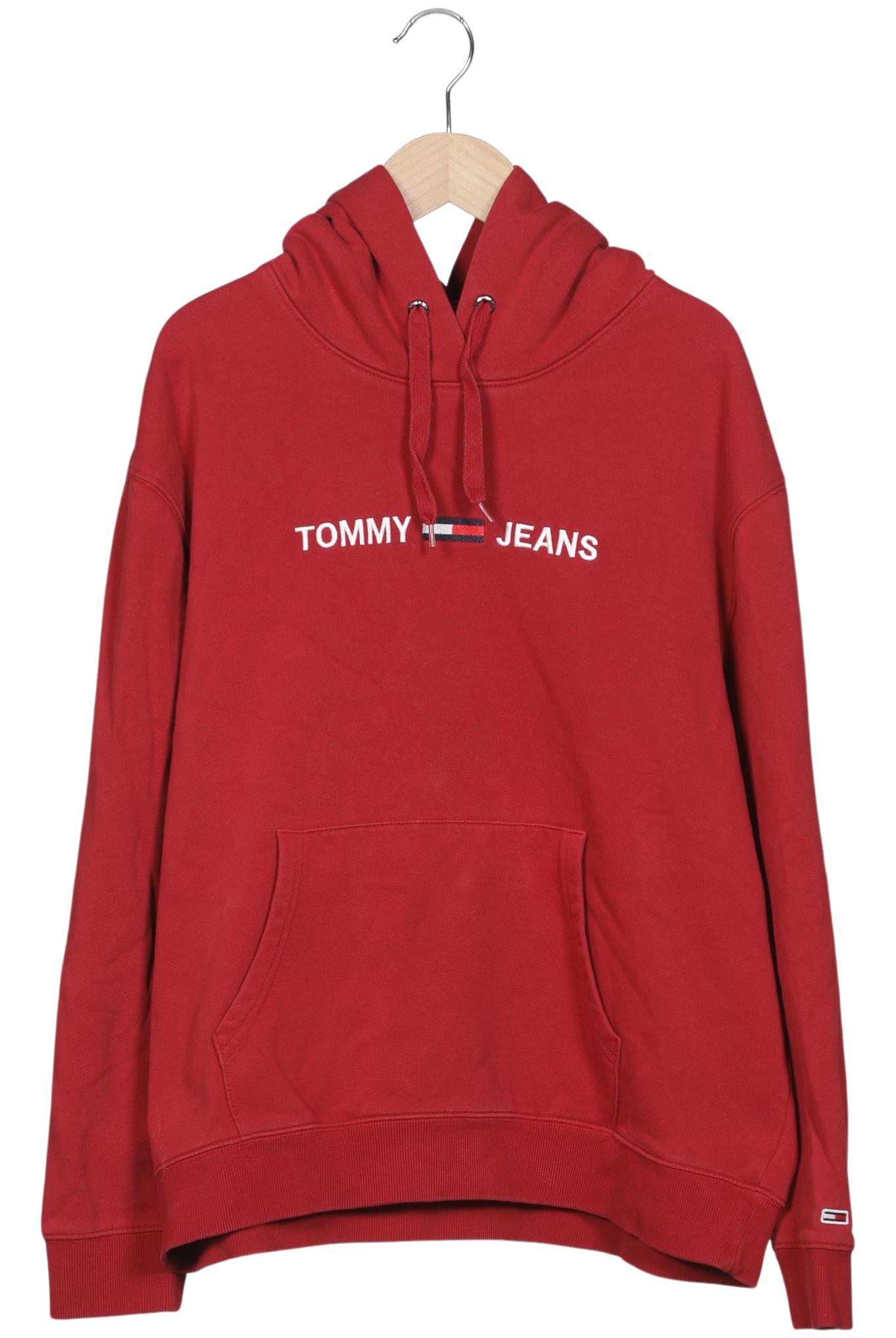

Tommy Jeans Damen Kapuzenpullover, rot, Gr. 42