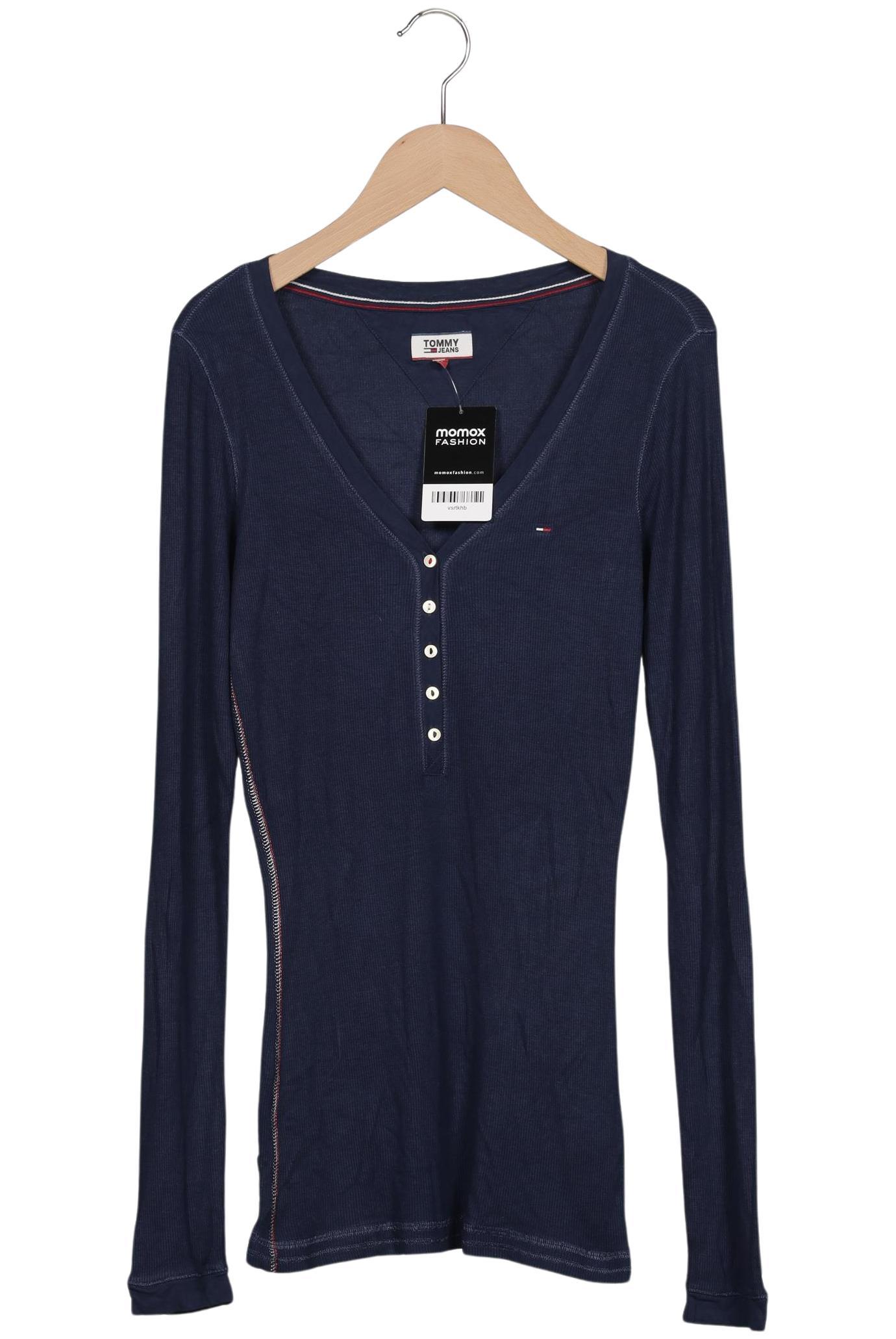 

Tommy Jeans Damen Langarmshirt, blau, Gr. 42
