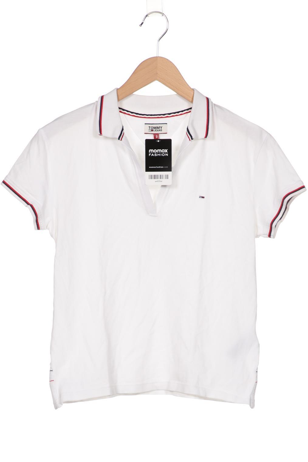 

Tommy Jeans Damen Poloshirt, weiß, Gr. 36