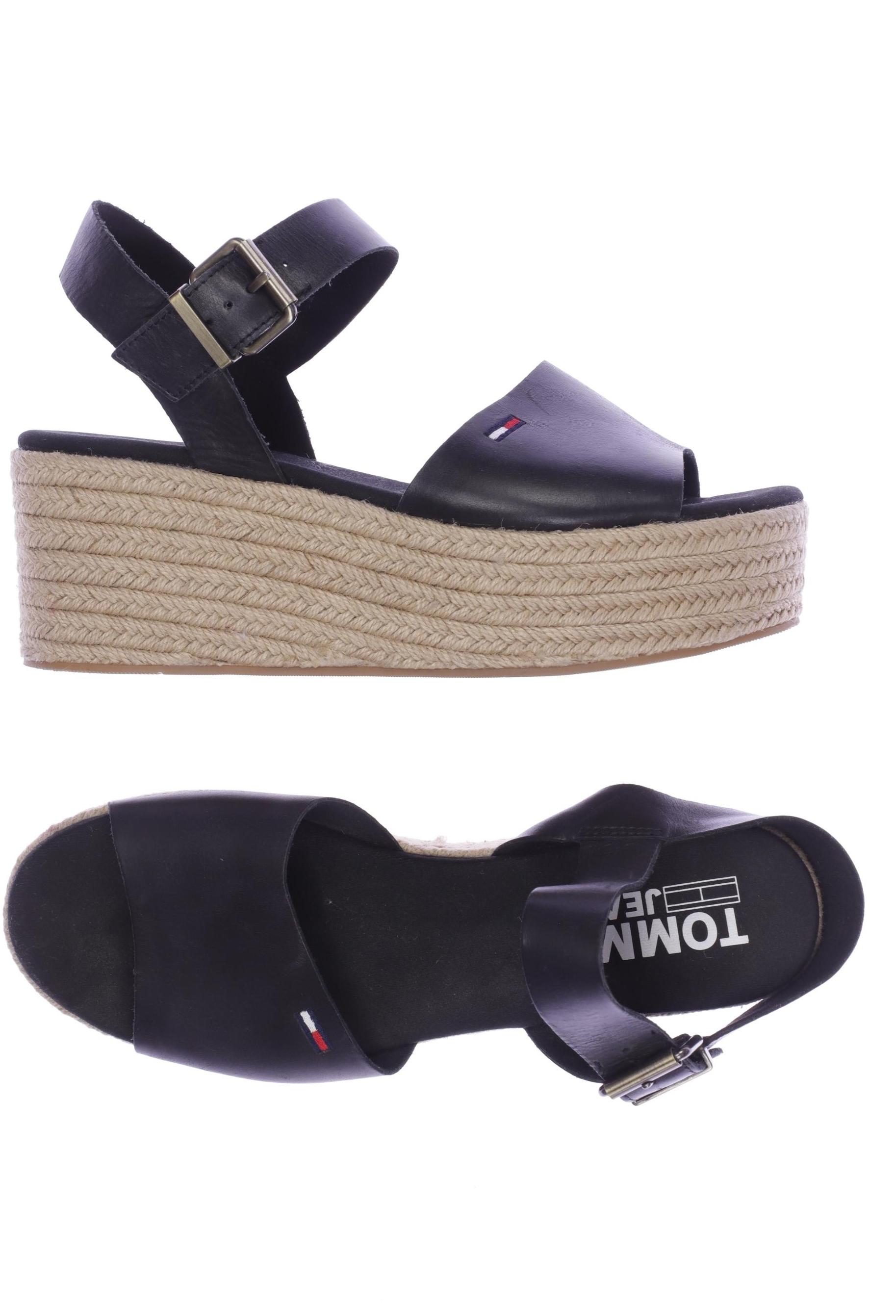 

Tommy Jeans Damen Sandale, schwarz, Gr. 40