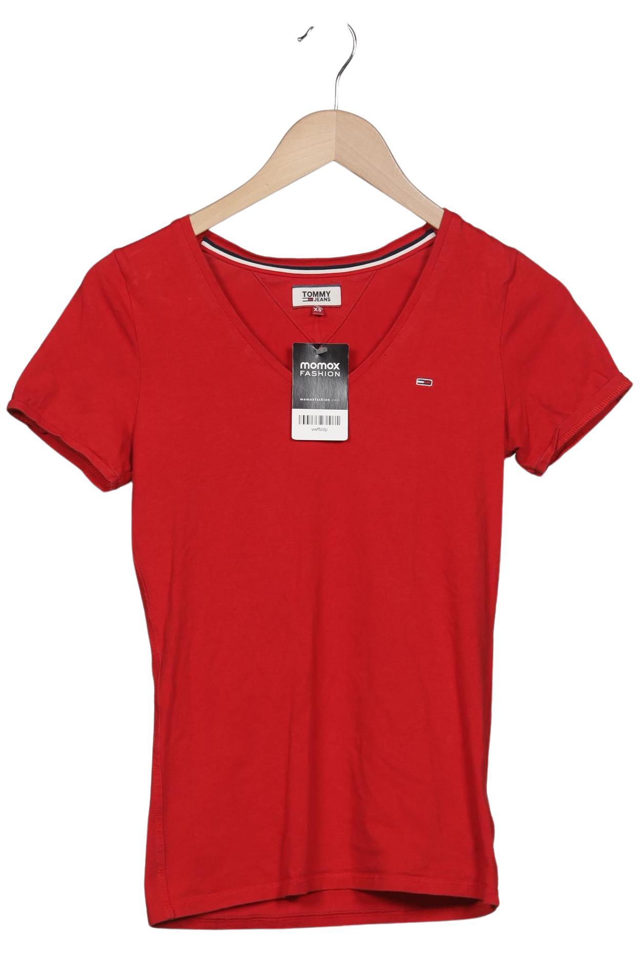 

Tommy Jeans Damen T-Shirt, rot, Gr. 34