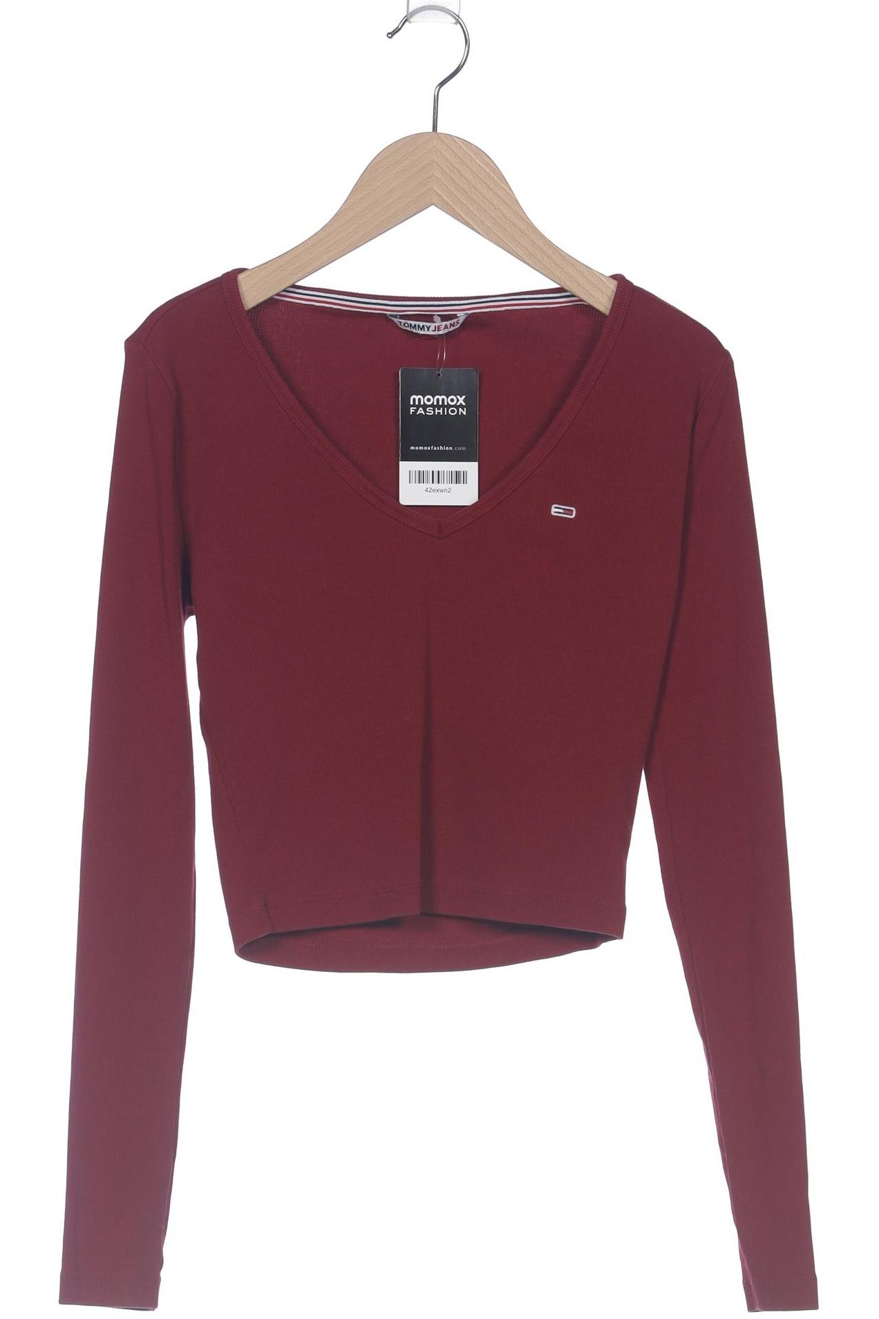 

Tommy Jeans Damen Langarmshirt, bordeaux, Gr. 36