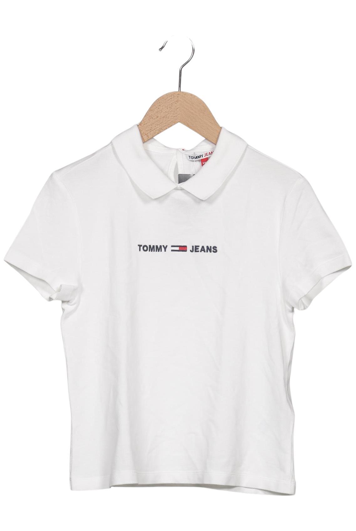 

Tommy Jeans Damen Poloshirt, weiß, Gr. 32