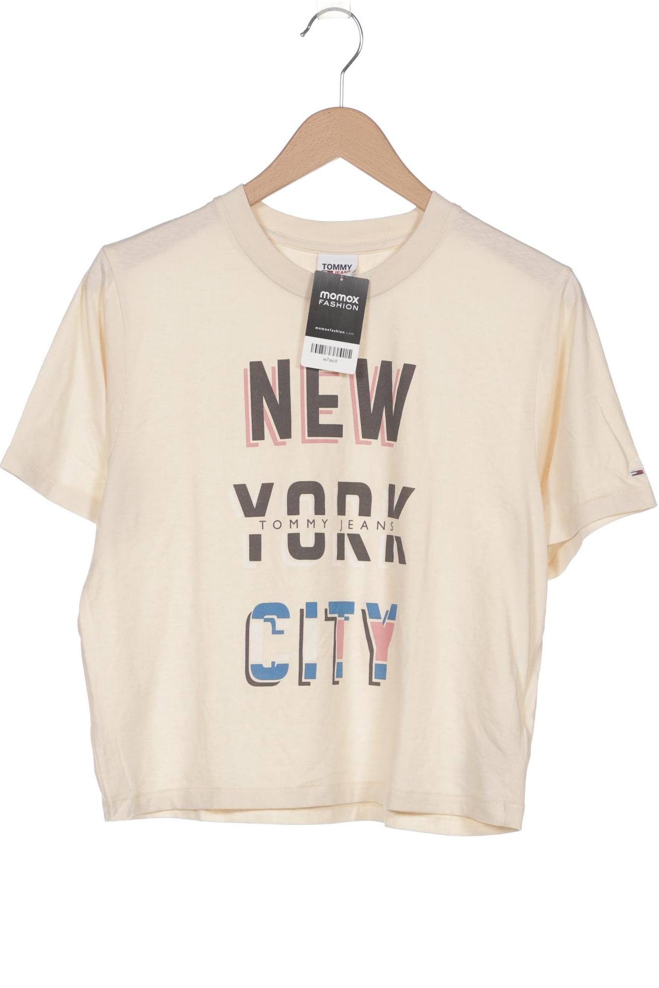 

Tommy Jeans Damen T-Shirt, beige, Gr. 38