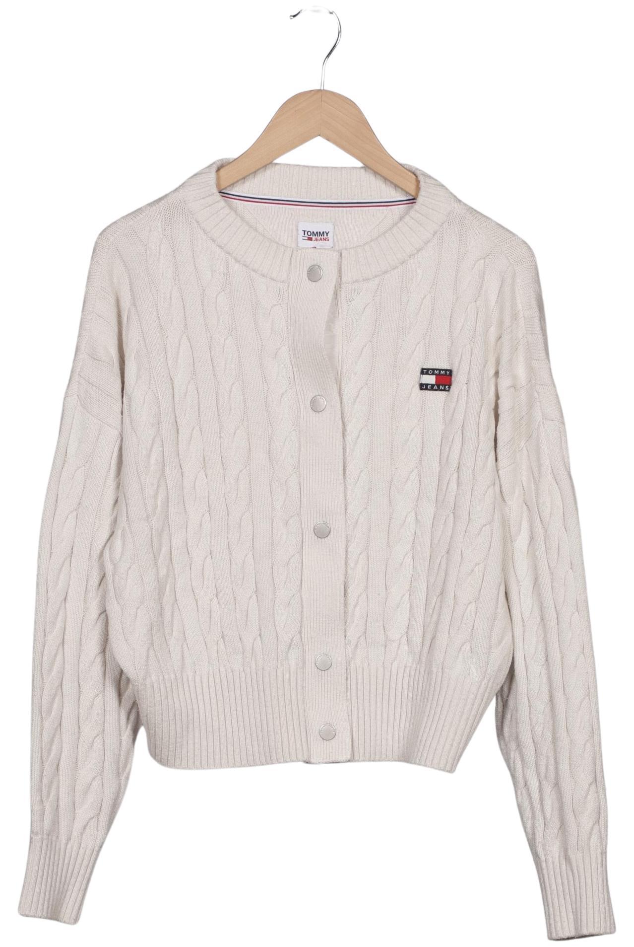 

Tommy Jeans Damen Strickjacke, weiß, Gr. 42