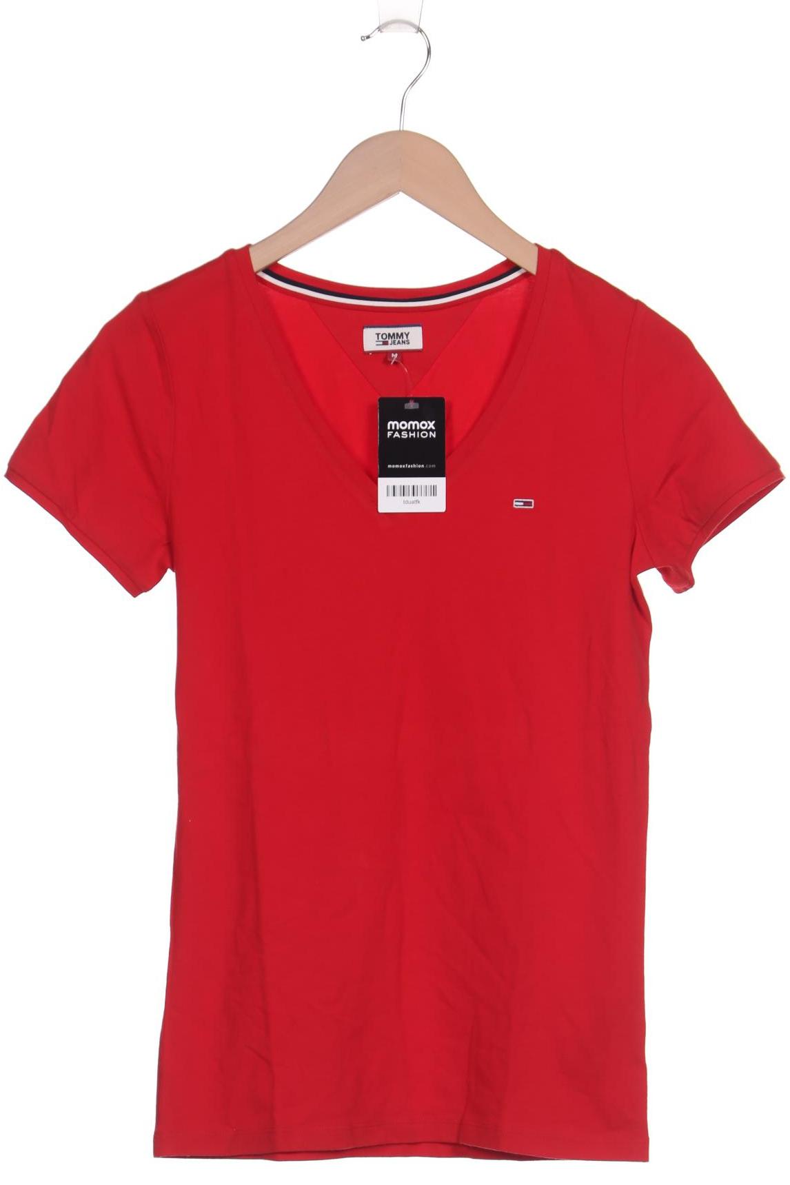 

Tommy Jeans Damen T-Shirt, rot, Gr. 38