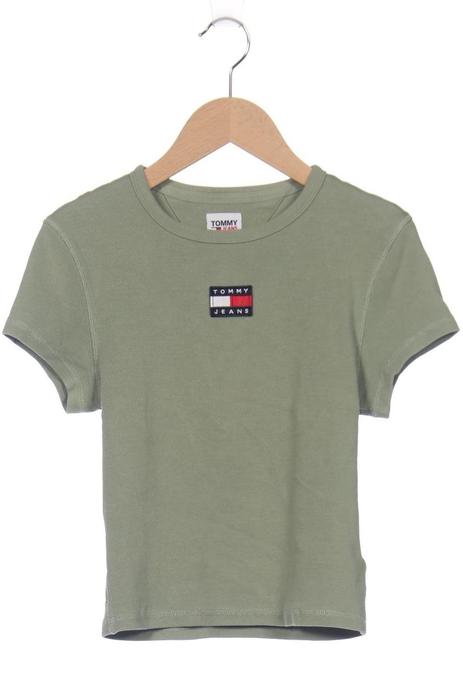 

Tommy Jeans Damen T-Shirt, grün, Gr. 36