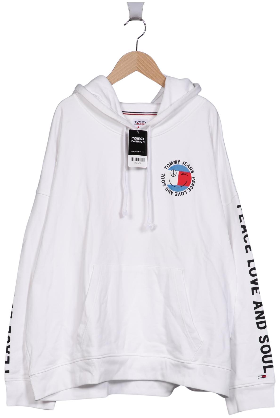 

Tommy Jeans Damen Kapuzenpullover, weiß, Gr. 48