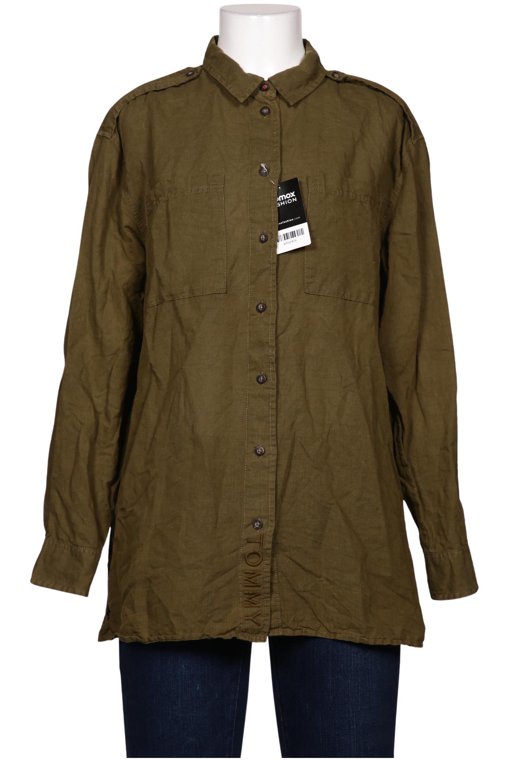 

Tommy Jeans Damen Bluse, grün, Gr. 36