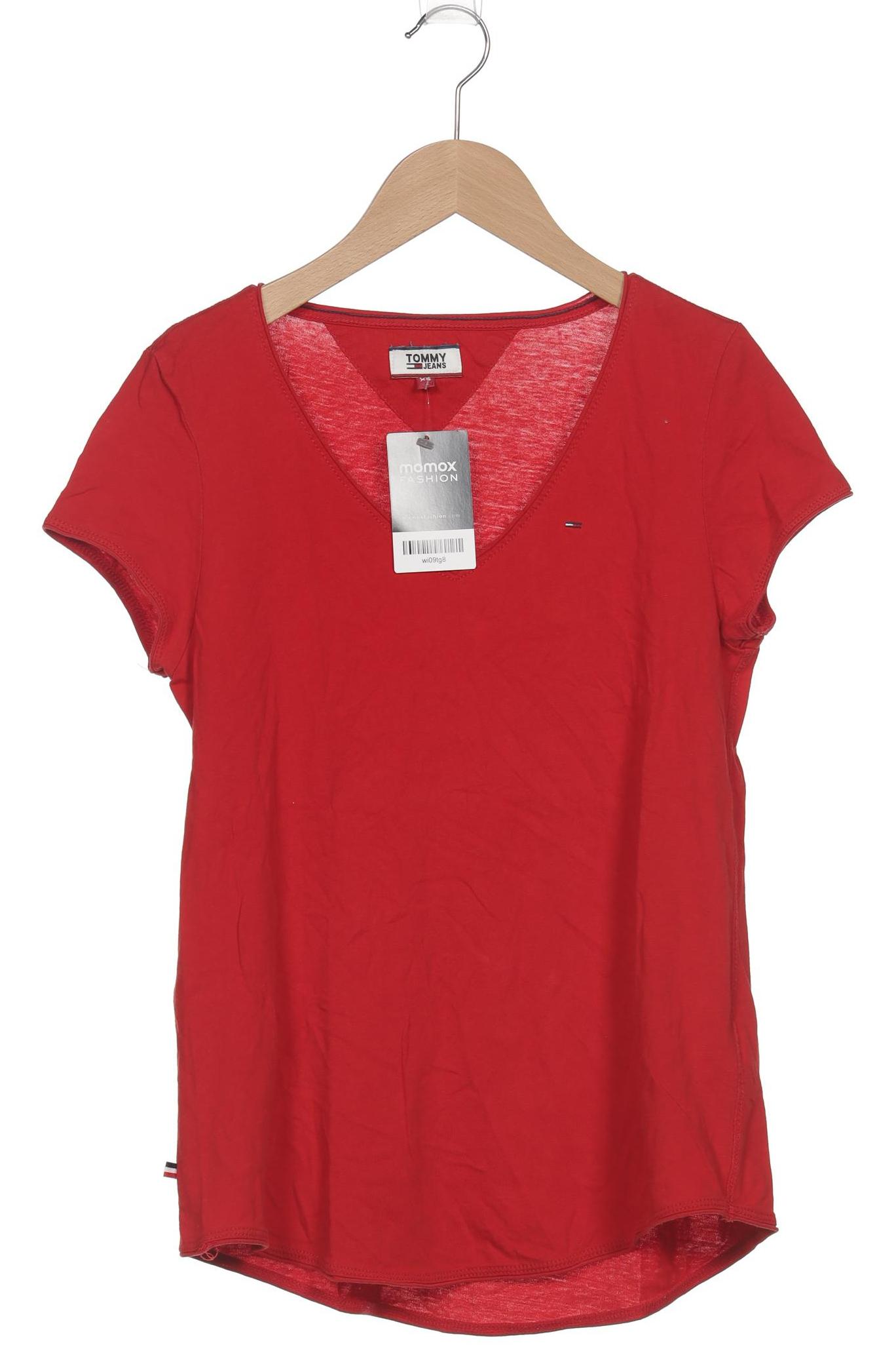 

Tommy Jeans Damen T-Shirt, rot, Gr. 34