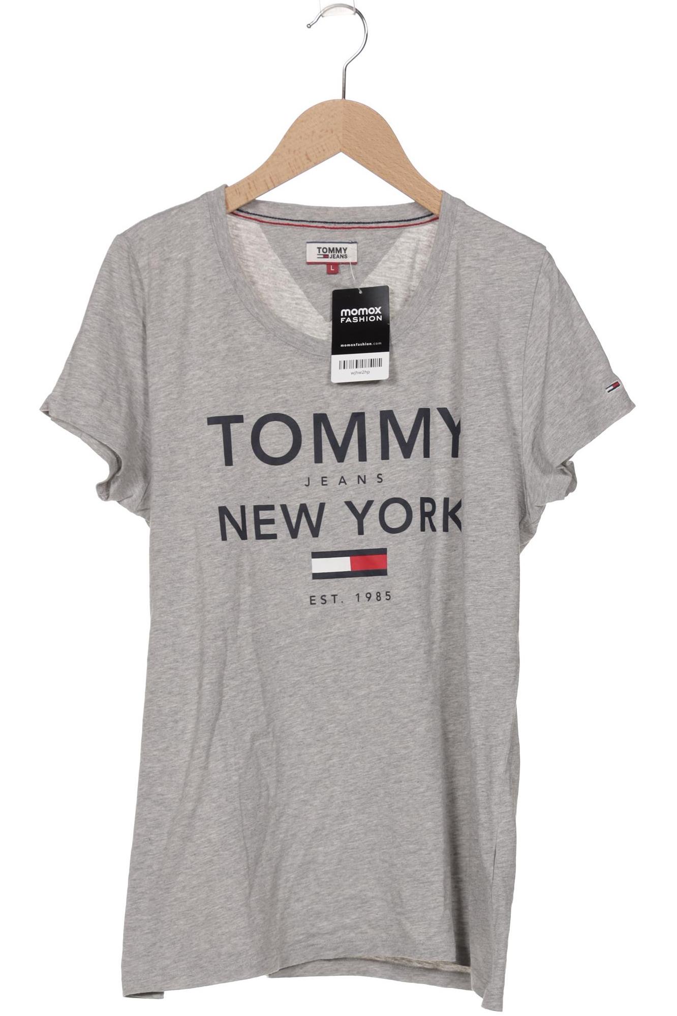 

Tommy Jeans Damen T-Shirt, grau, Gr. 42