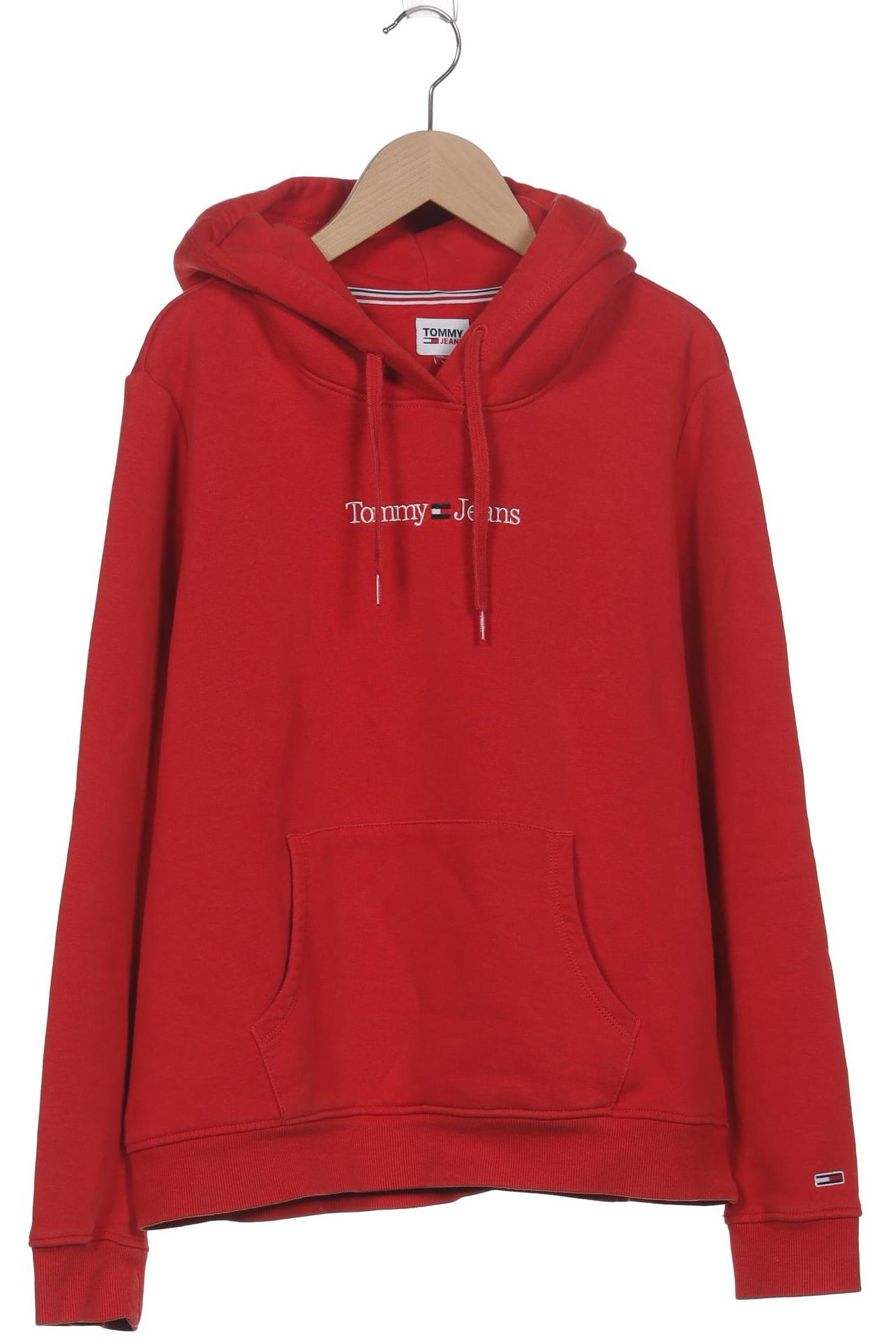 

Tommy Jeans Damen Kapuzenpullover, rot, Gr. 42