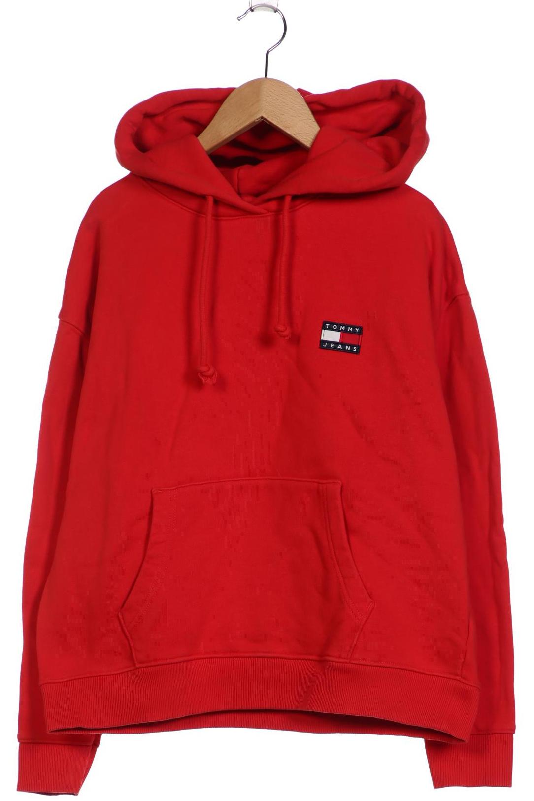 

Tommy Jeans Damen Kapuzenpullover, rot, Gr. 38